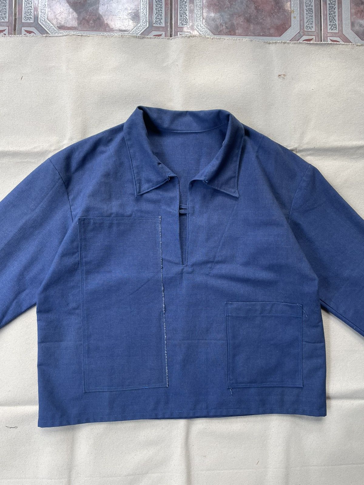 Designer × Handmade Fisherman smoke t-shirt Size US M / EU 48-50 / 2 - 3 Thumbnail