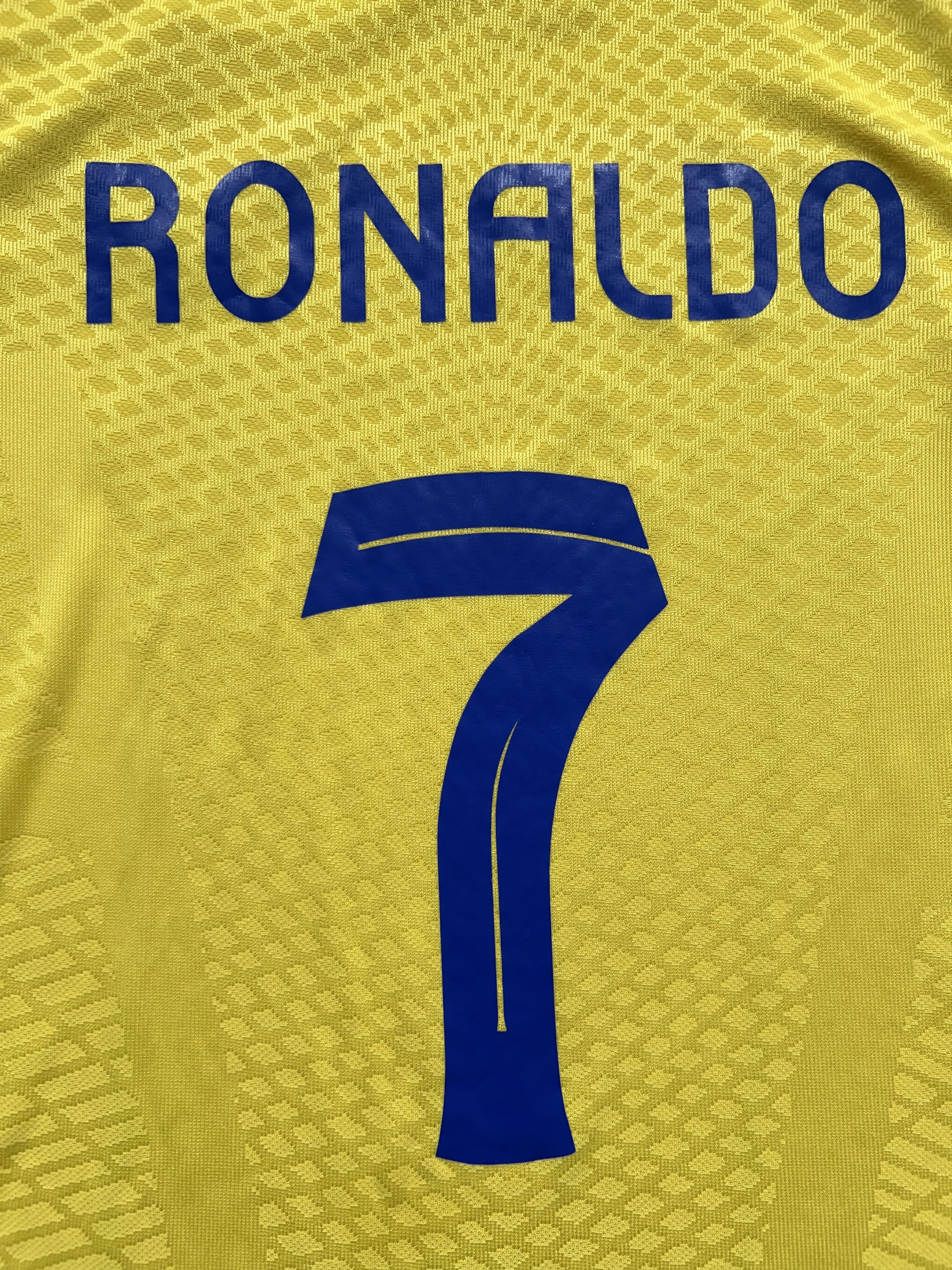 Nike Mens Al Nassr #7 RONALDO Cristiano Dri Fit ADV Shirt UAE Size US M / EU 48-50 / 2 - 12 Thumbnail
