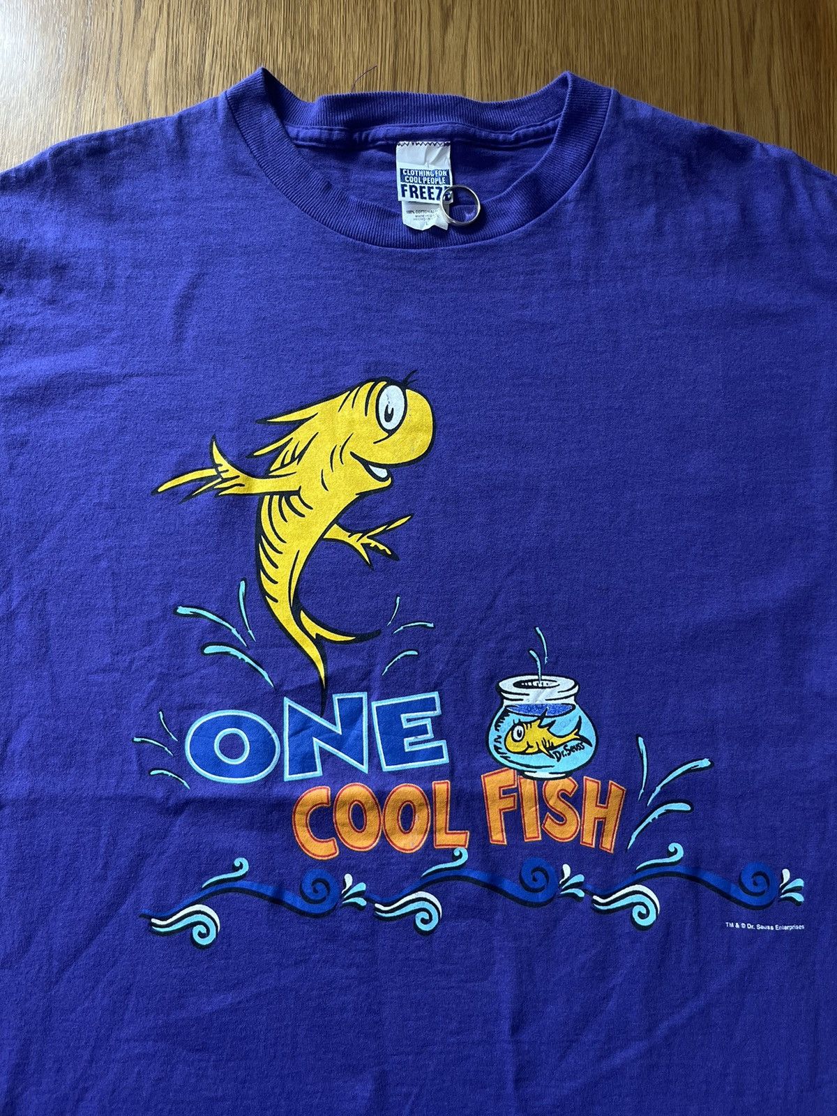 Disney Vintage Dr. Seuss One Cool Fish 90’s T-Shirt Size US L / EU 52-54 / 3 - 5 Thumbnail