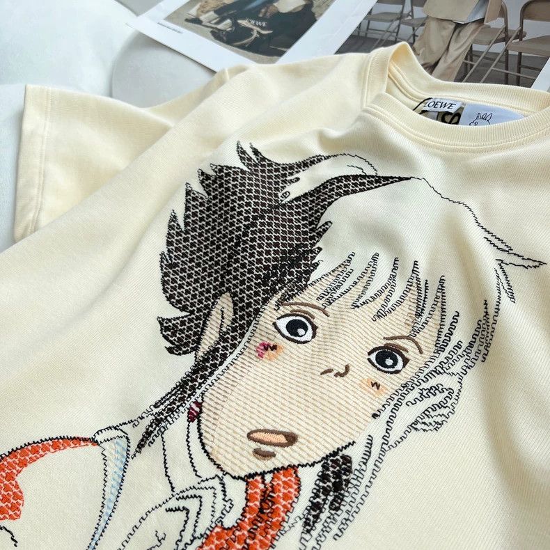 Loewe LOEWE Embroidered T-shirt Size S / US 4 / IT 40 - 6 Thumbnail