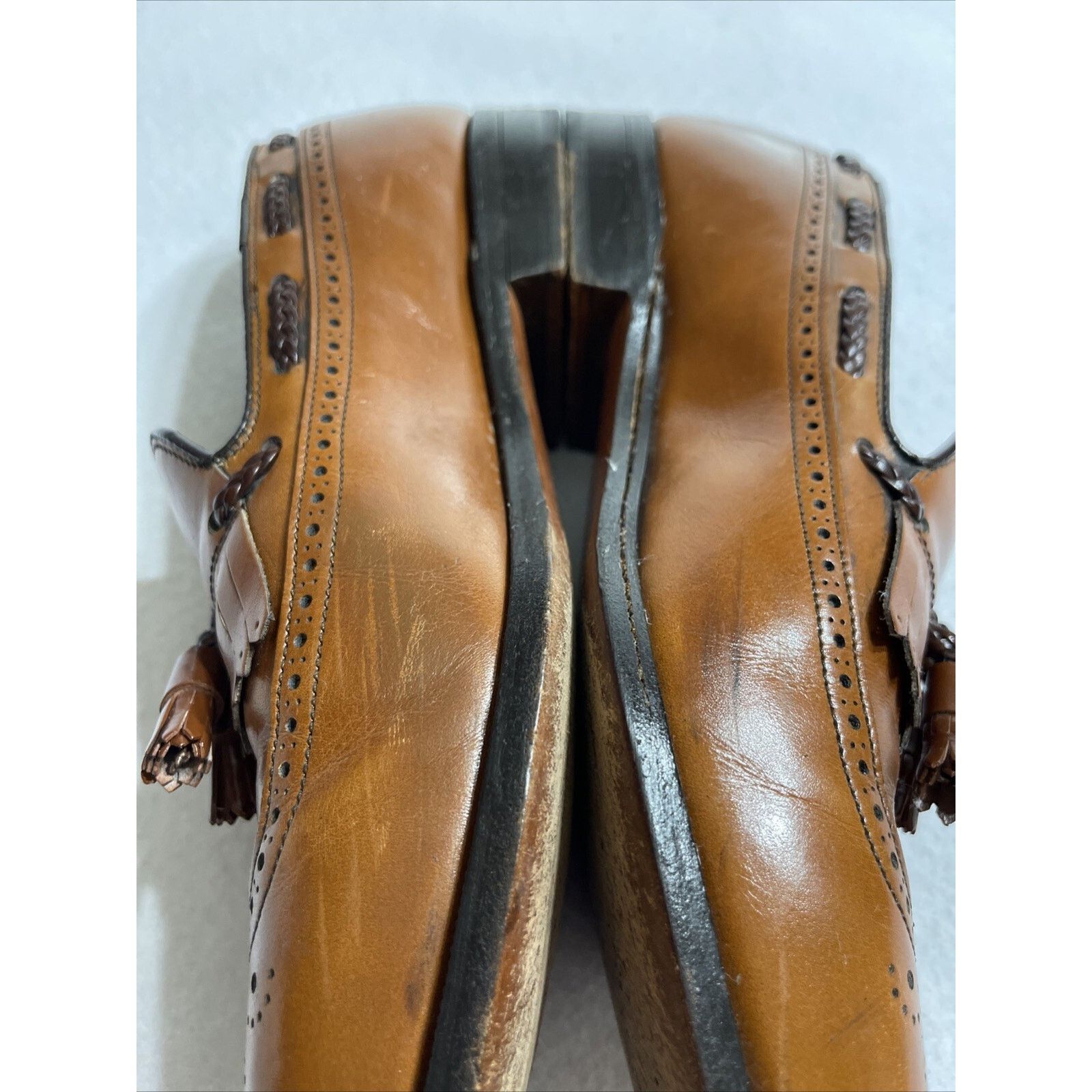 Footjoy Foot-joy Classics Brown Dress Loafers Tassel Men’s 10E Size US 10 / EU 43 - 3 Thumbnail