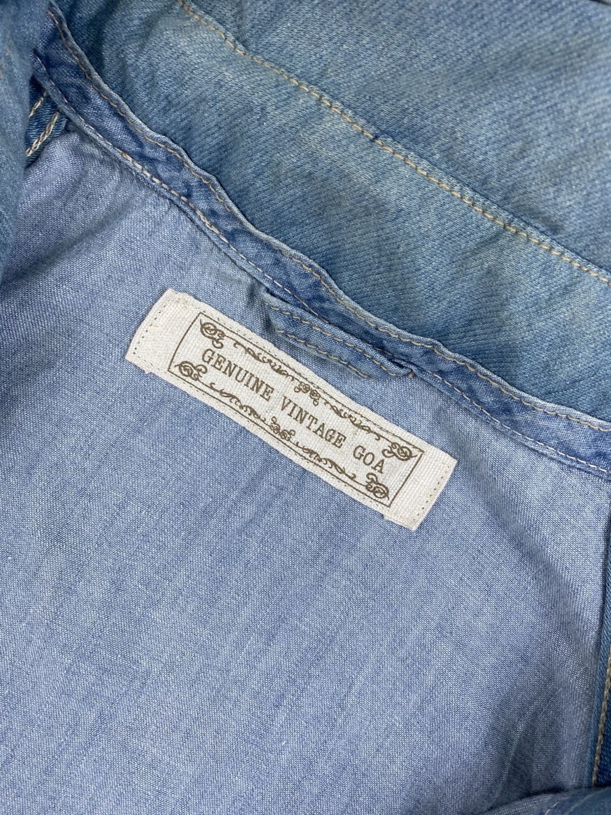 GOA Genuine Vintage Goa Denim Hooded Bono Jacket Size US S / EU 44-46 / 1 - 9 Thumbnail