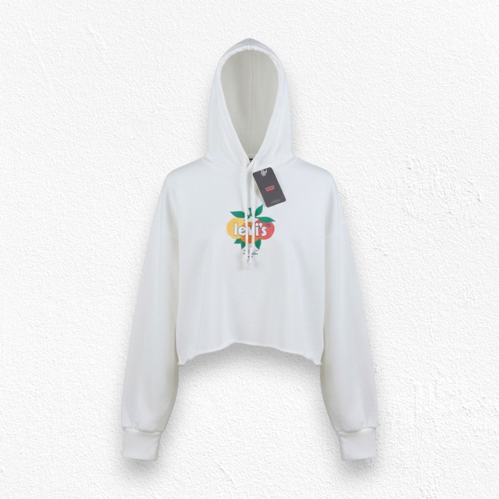 Levi's Levi’s White Cropped Graphic Hoodie California Size Medium Size M / US 6-8 / IT 42-44 - 1 Thumbnail