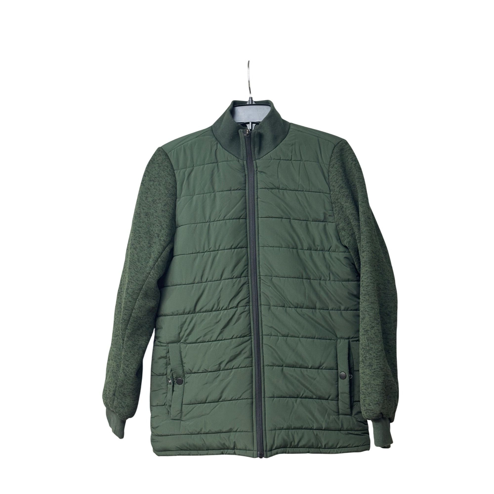 Other Zella Mixed Media Recycled Polyester Jacket, Olive Green, Sz Size S / US 4 / IT 40 - 14 Thumbnail