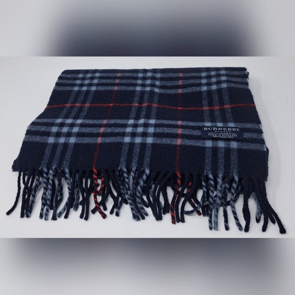 Burberry Burberry Vintage Scarf Nova Check 100% Cashmere Wool Scotla Size ONE SIZE - 2 Thumbnail