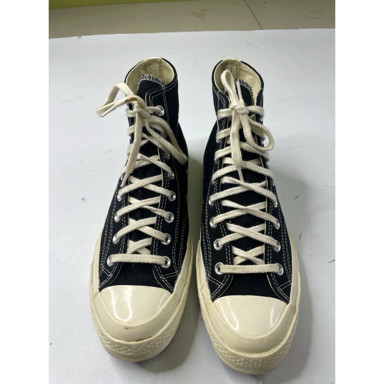 Converse Converse Chuck 70 High Top x Comme des Garcons Play Heart Mens Size 9 Shoes Sneaker Black Red White Size US M / EU 48-50 / 2 - 3 Thumbnail