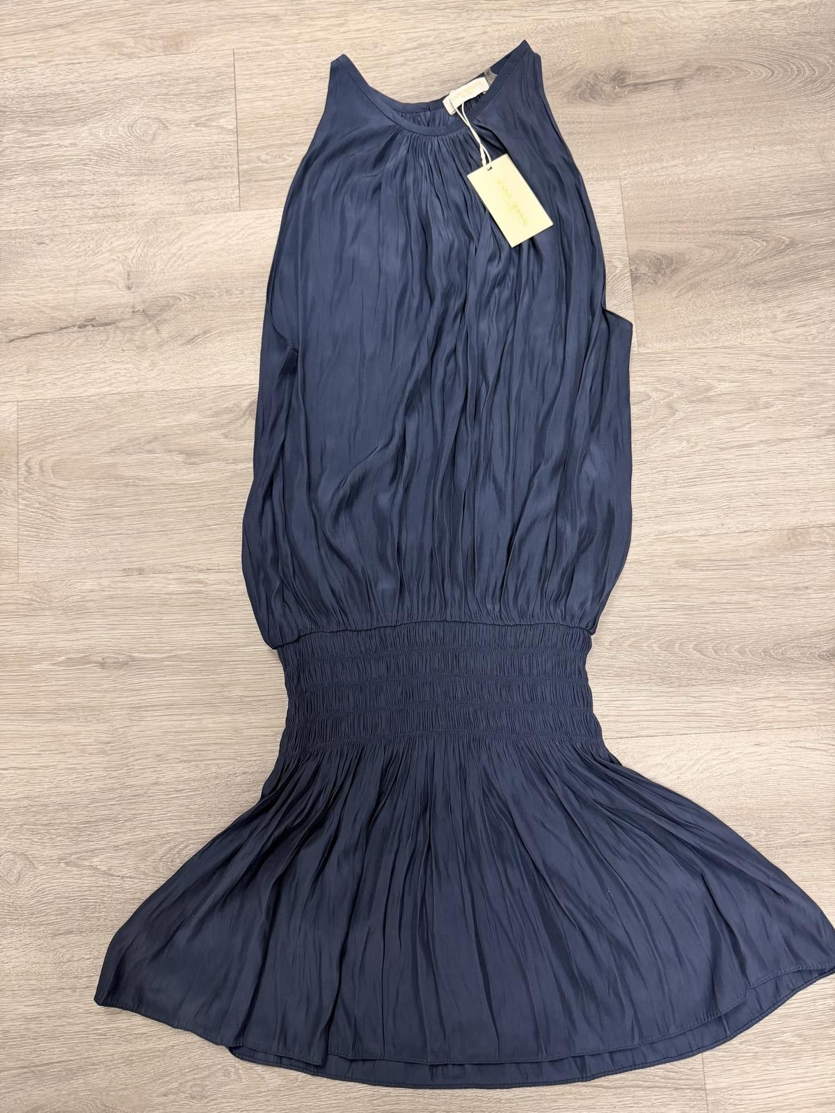 Other Ramy Brook Navy Paris Smocked Dress XL Size XL / US 12-14 / IT 48-50 - 2 Thumbnail