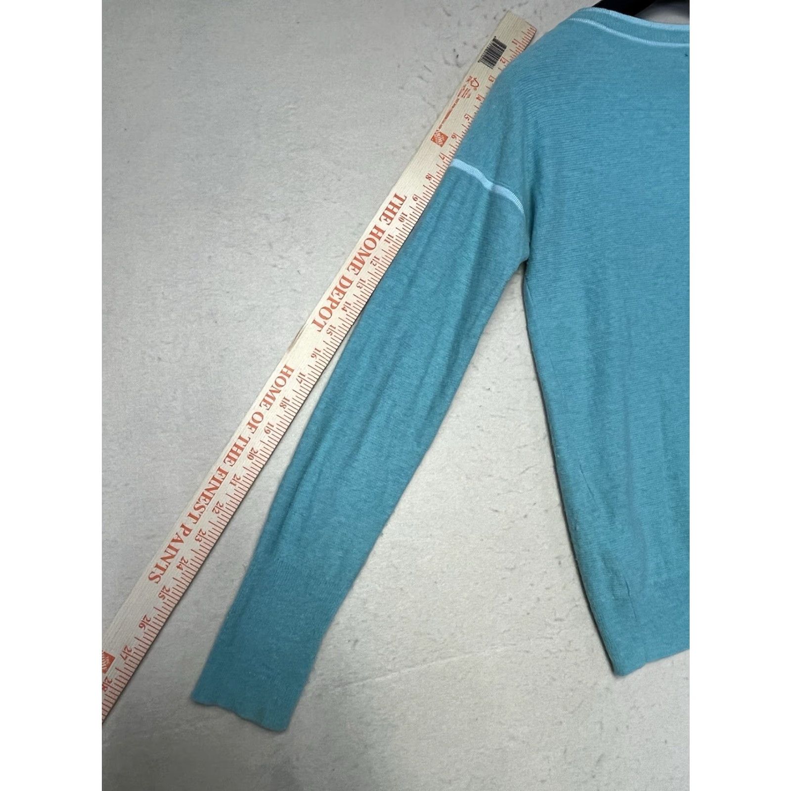 Banana Republic Banana Republic Filpucci Aire Crew Sweater Italian Yarn Small Long Sleeve Green Women Size S / US 4 / IT 40 - 5 Thumbnail