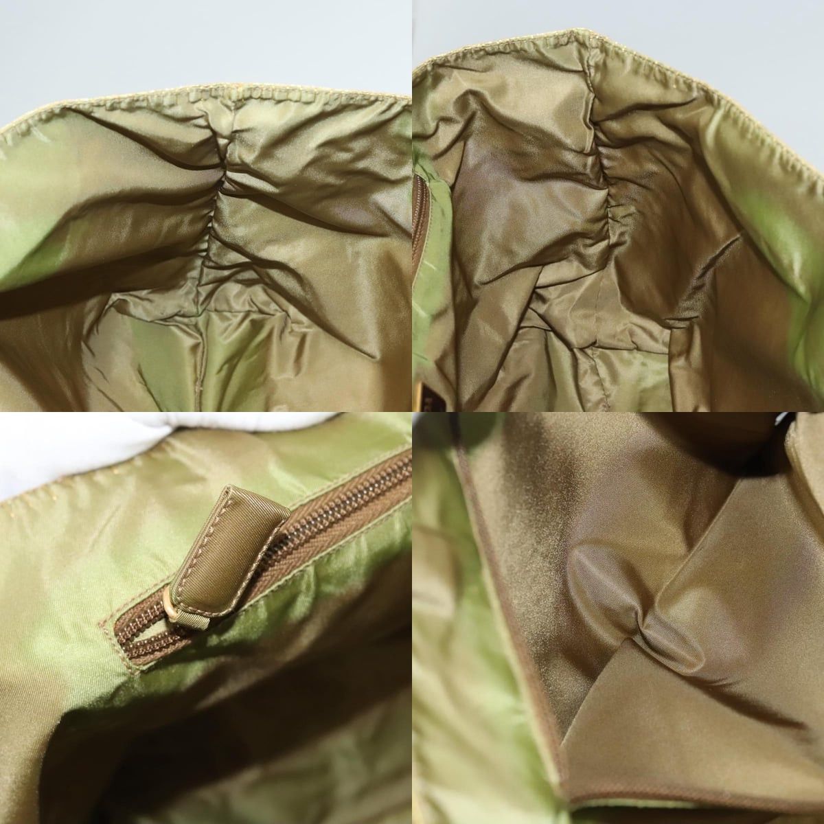 Prada PRADA Tote Bag Satin Champagne Gold Size ONE SIZE - 12 Thumbnail