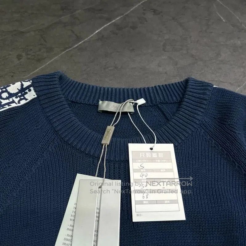 Dior Dior Blue Men's Knit Pullover Sweater . Size US S / EU 44-46 / 1 - 3 Thumbnail