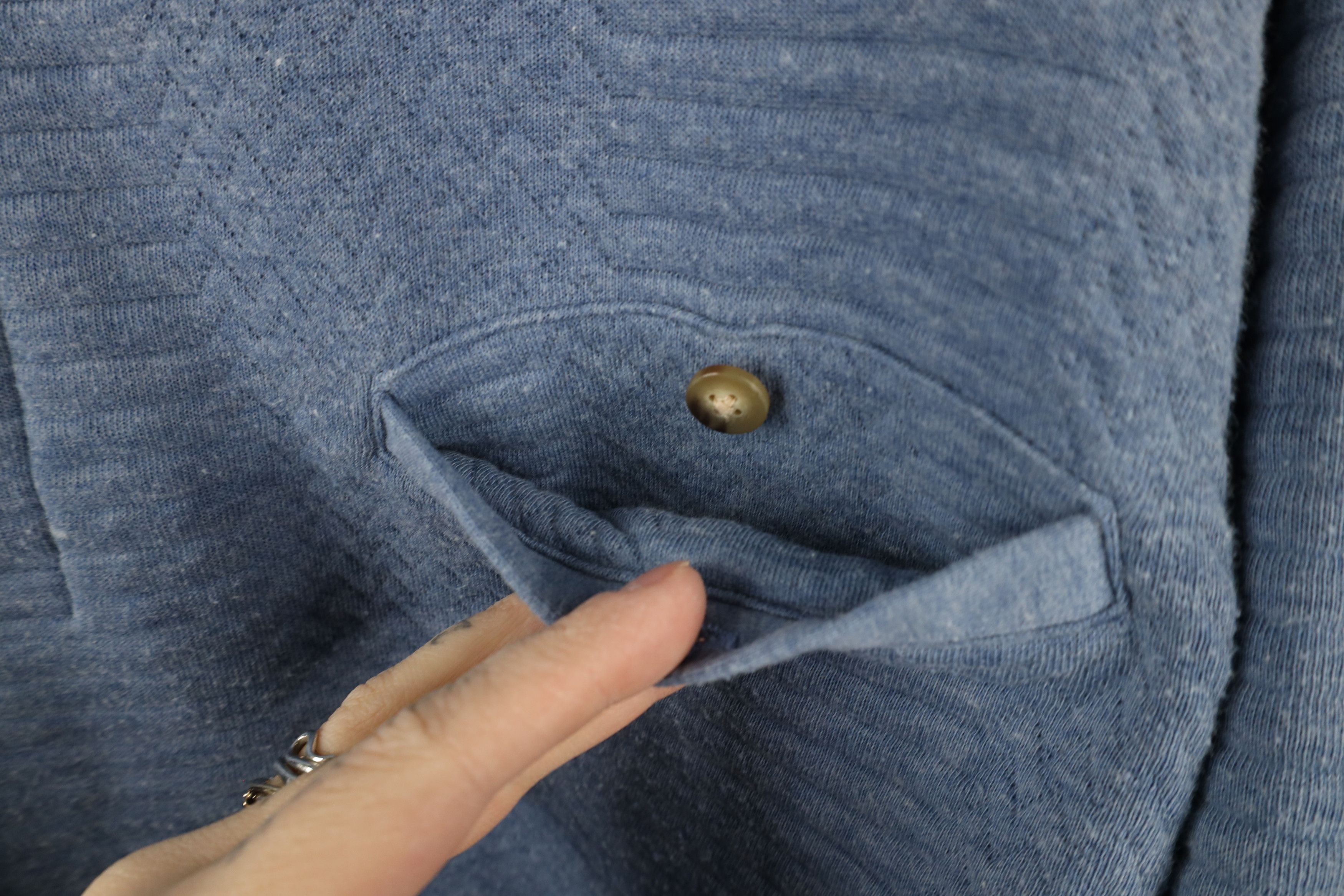 Vintage Vintage 90s Streetwear Knit Pullover Polo Shirt Blue Size US XL / EU 56 / 4 - 4 Thumbnail