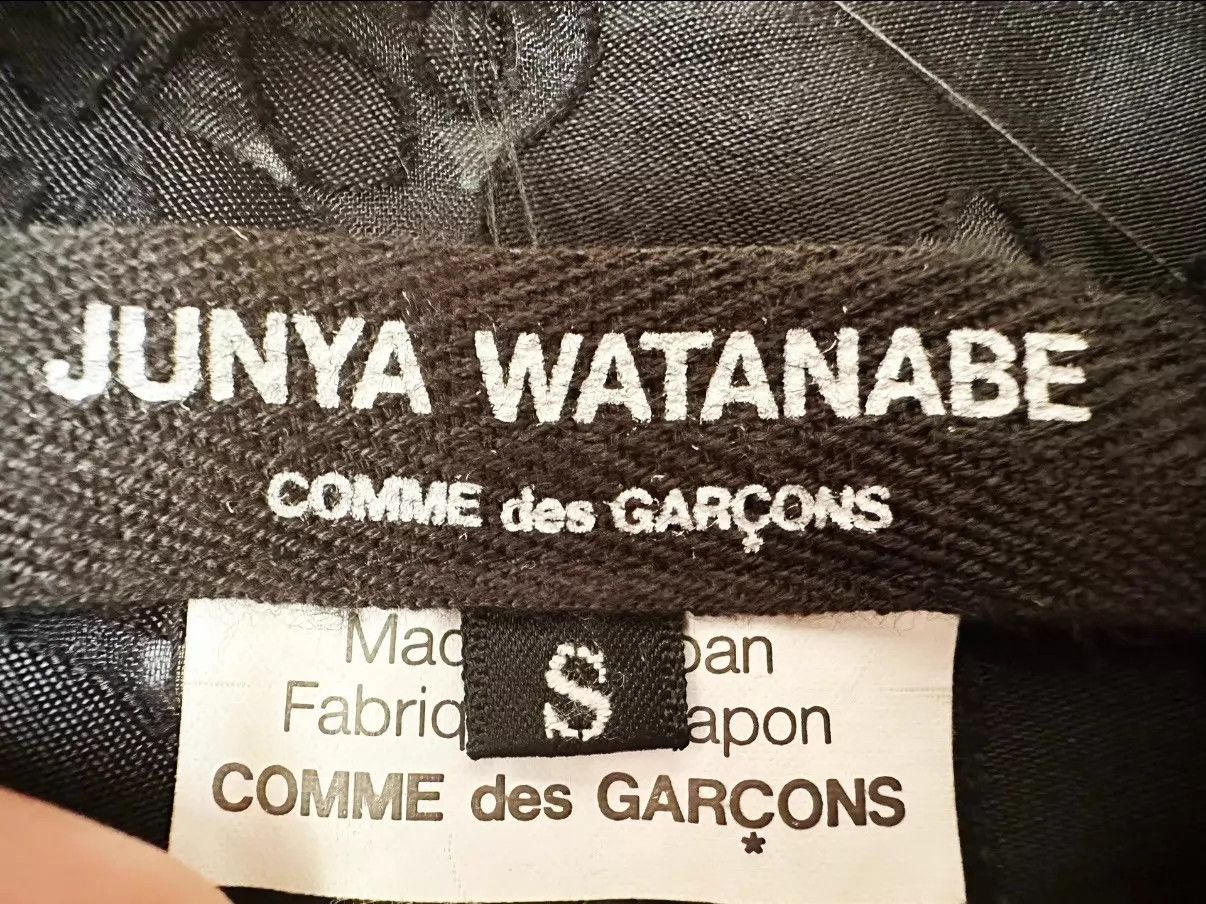 Junya Watanabe JUNYA WATANABE Classic Black Lace Long Coat S Size Size S / US 4 / IT 40 - 4 Thumbnail