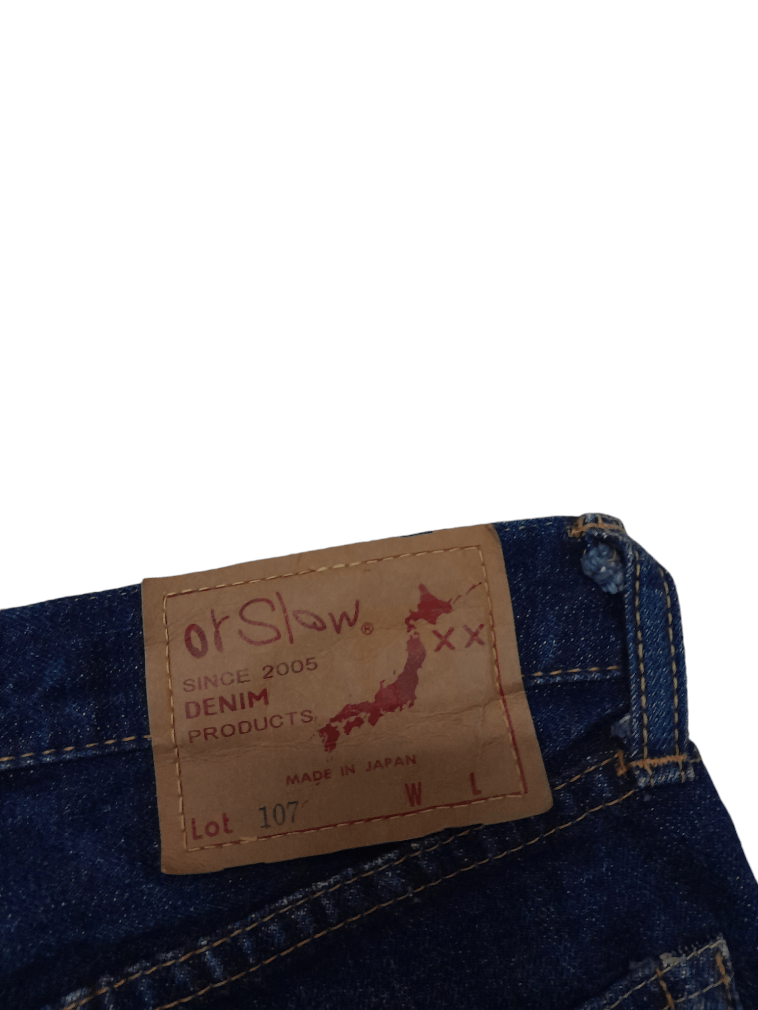 Orslow ORSLOW 107 Selvedge Japan Denim (F348) Waist 29 Size US 32 / EU 48 - 3 Thumbnail