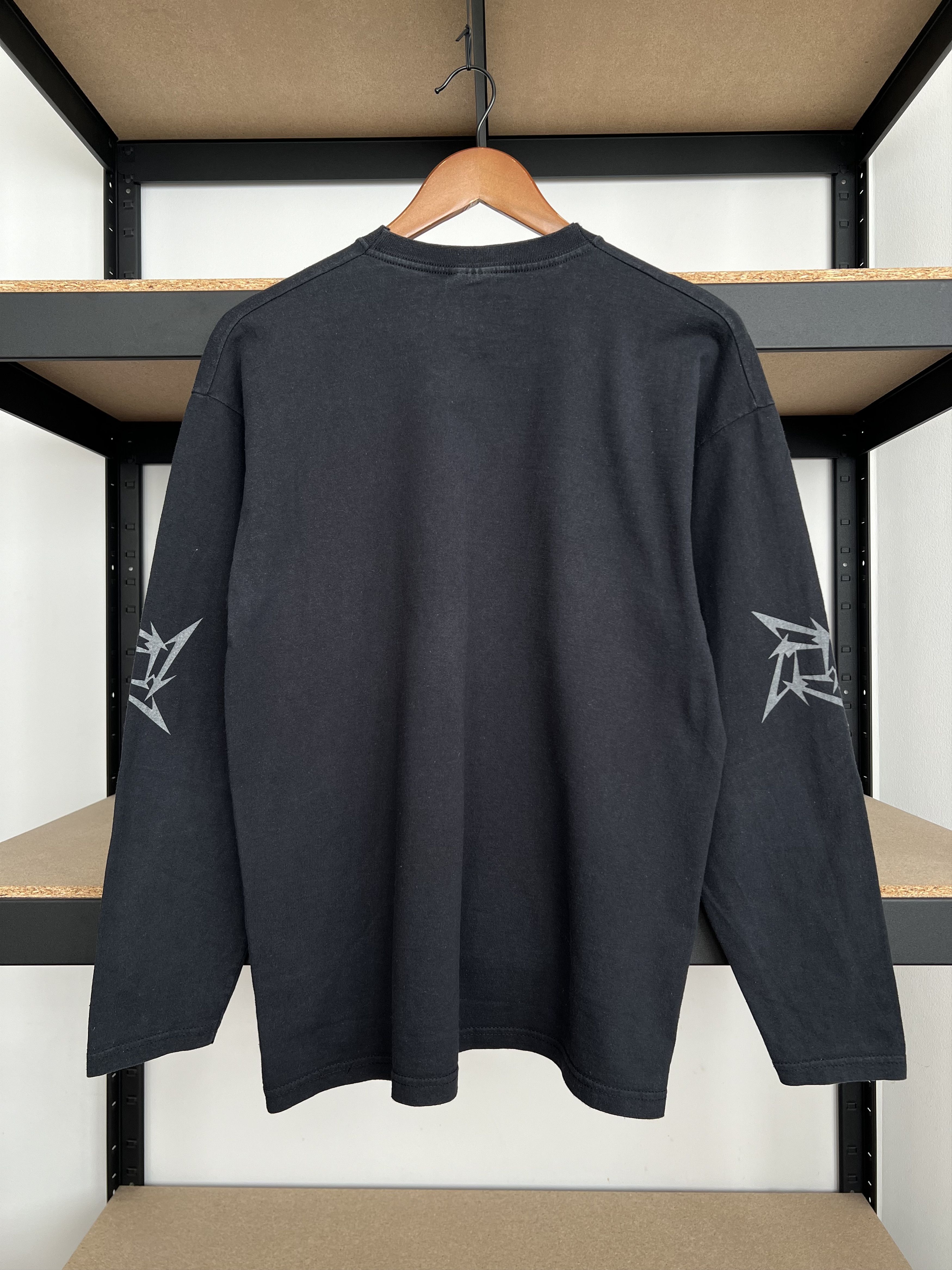 Band Tees Vintage 2000s Metallica Skull Rock Band Black Long Sleeve Size US M / EU 48-50 / 2 - 2 Thumbnail