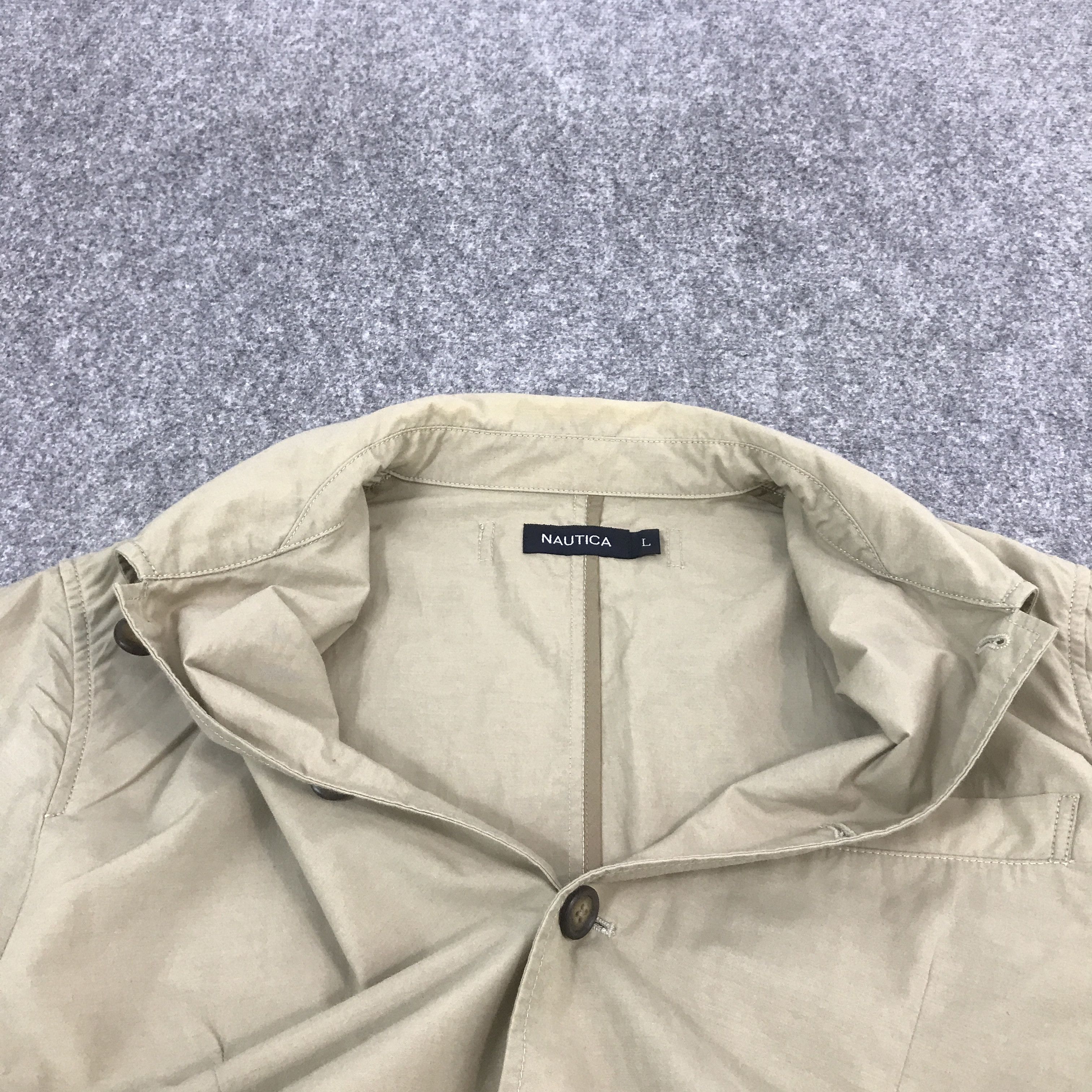 Nautica × Vintage nautica button jacket Size US L / EU 52-54 / 3 - 5 Thumbnail