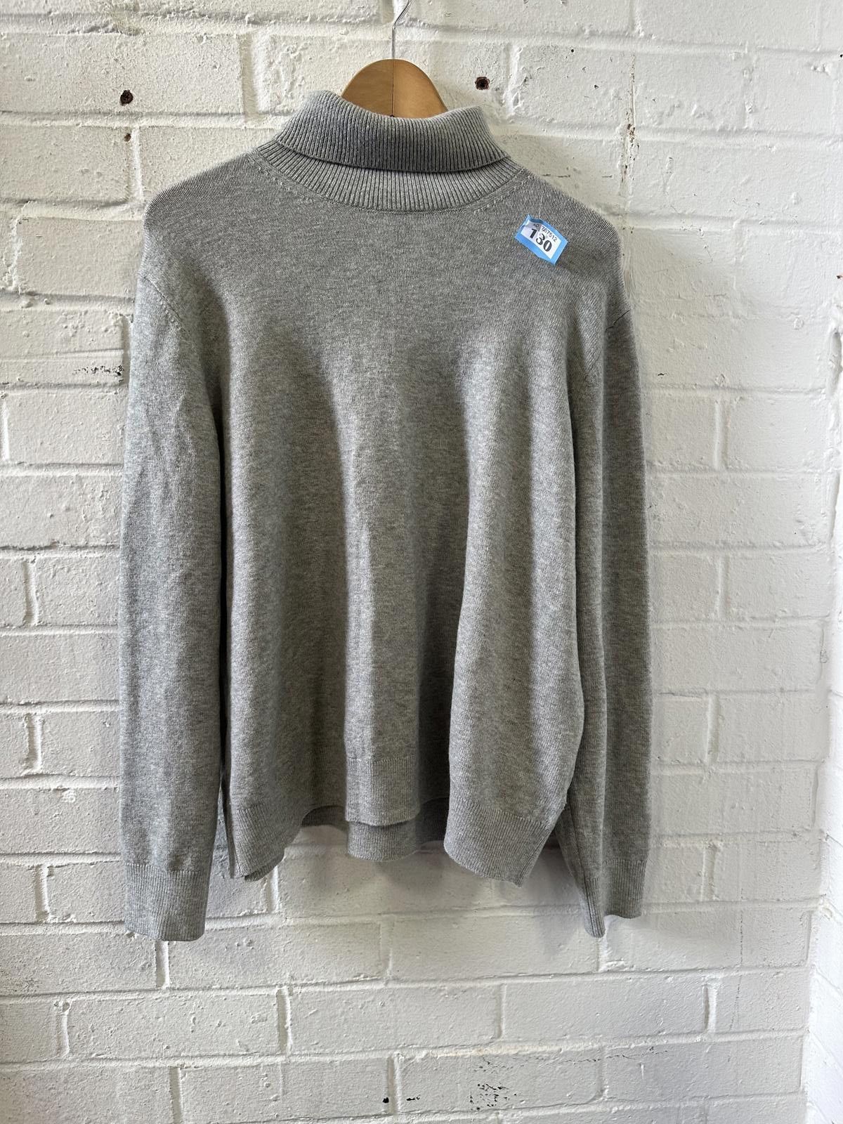 M.E. Sport M&S Grey Turtleneck Sweater - Size Large Size L / US 10 / IT 46 - 1 Thumbnail
