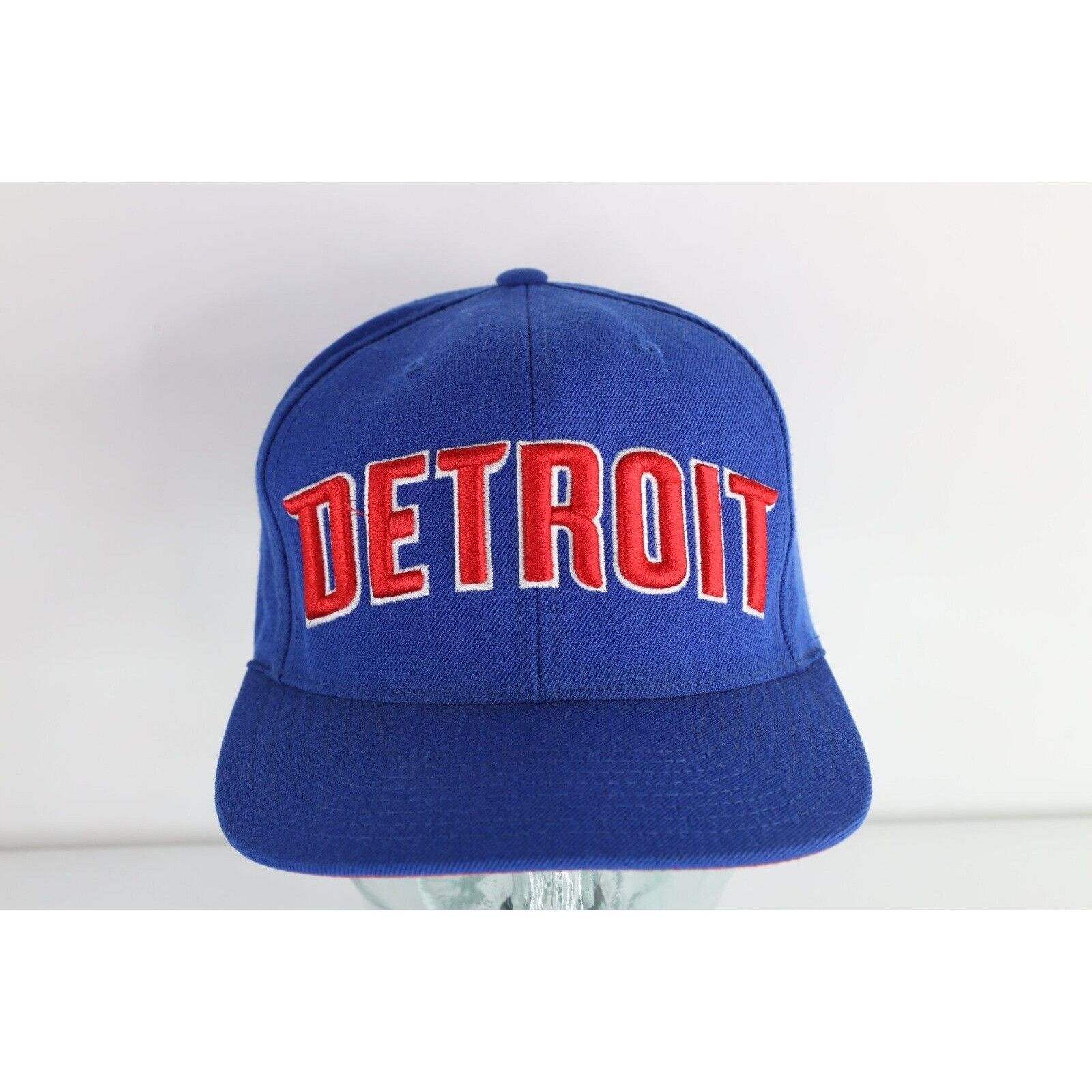 Adidas Y2K Adidas Spell Out Detroit Pistons Basketball Snapback Hat Size ONE SIZE - 1 Thumbnail