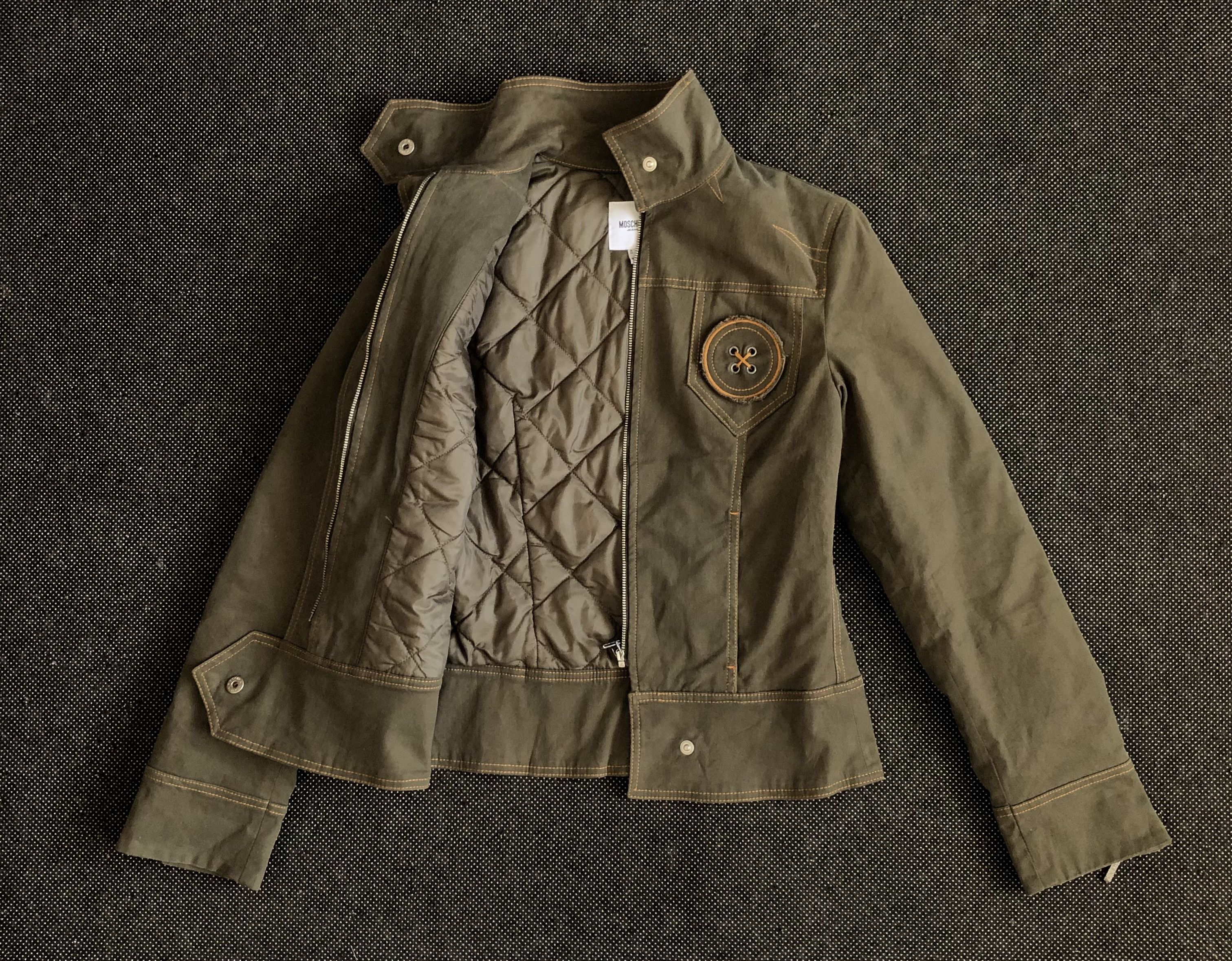 Moschino VINTAGE MOSCHINO JEANS BUTTON ACCENT JACKET MILITARY Size XS / US 0-2 / IT 36-38 - 19 Thumbnail