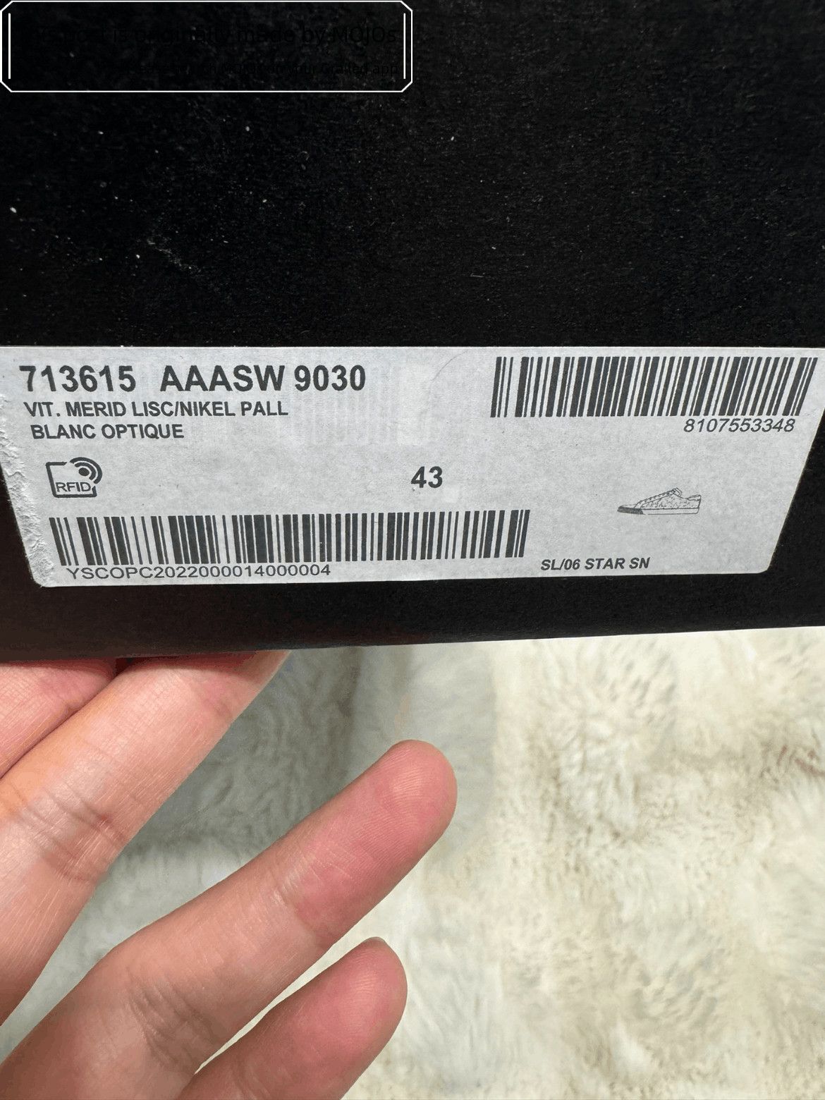 Saint Laurent Paris Sz 43 Saint Laurent Paris Rivet Star Pattern Sneaker Size US 10 / EU 43 - 8 Thumbnail