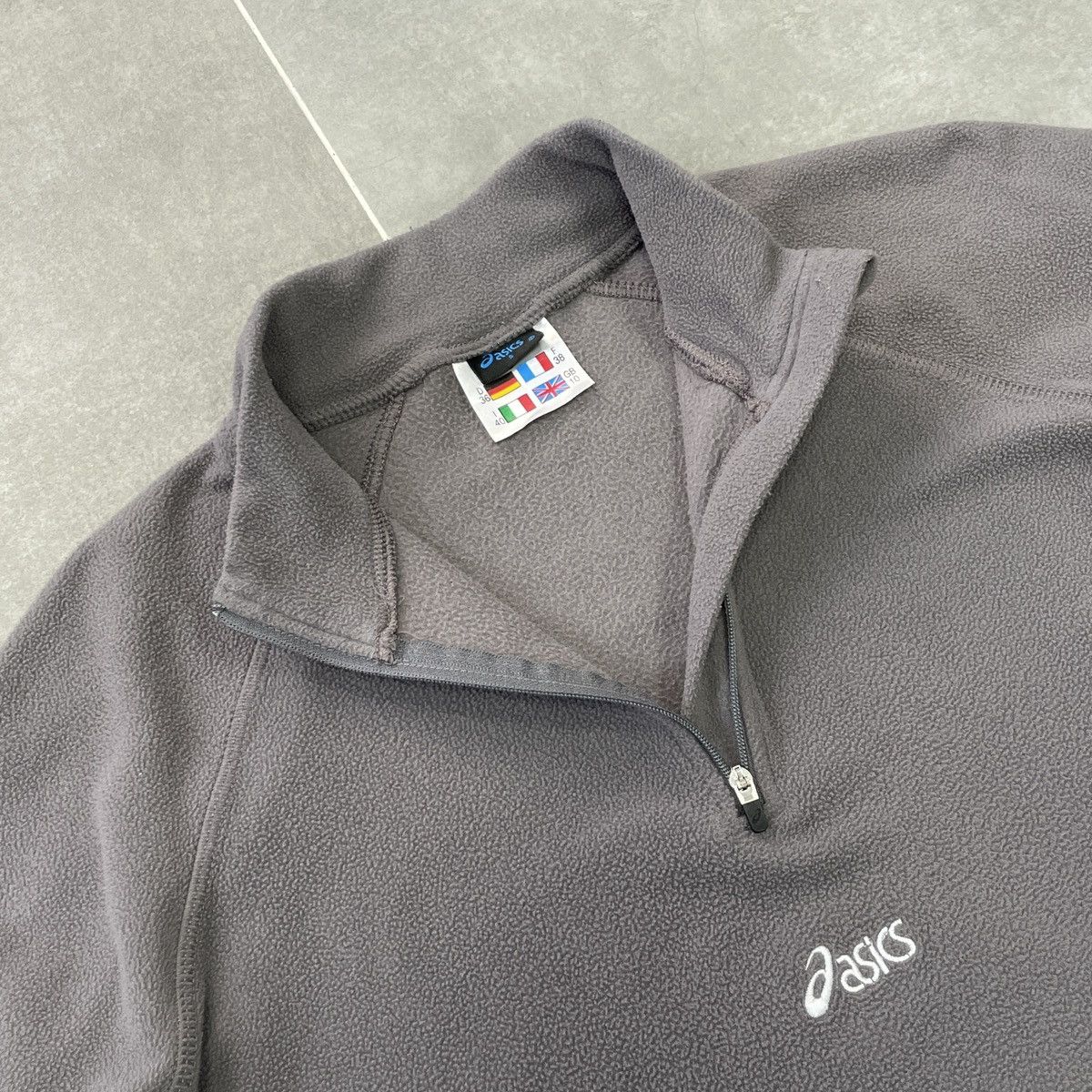 Asics × Vintage Vintage Asics Duo Tech Fleece Jacket Size S Size US S / EU 44-46 / 1 - 11 Thumbnail