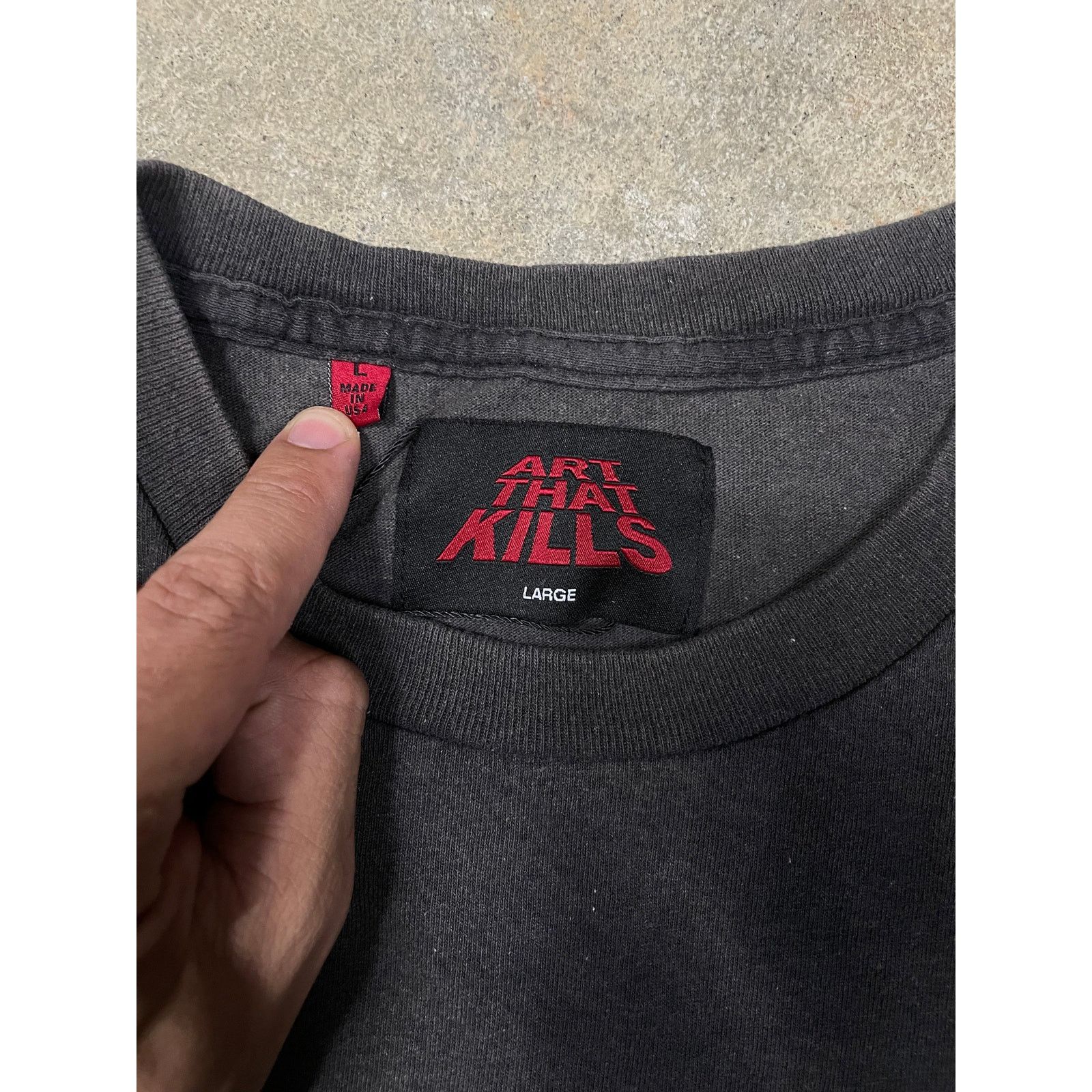 Gallery Dept. Gallery Dept Tee Grey ATK G-Ball Medium Used Size US M / EU 48-50 / 2 - 2 Thumbnail
