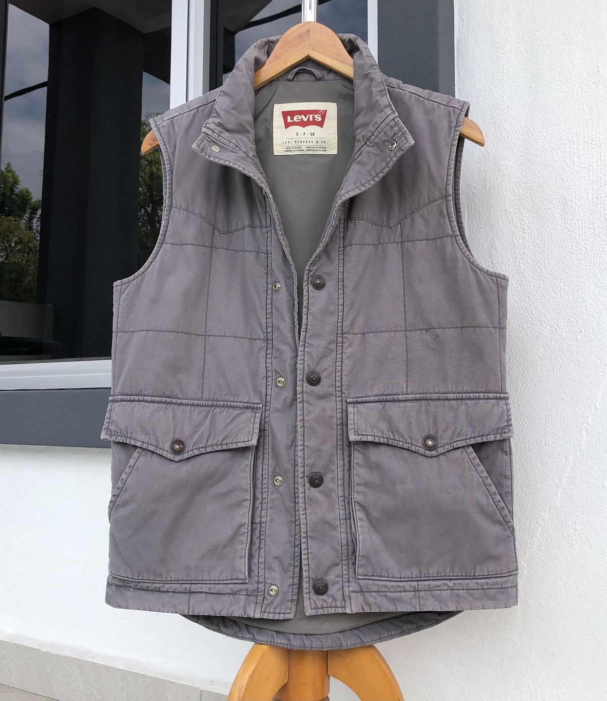 Levi's Vintage Levis Quilted Vest Jacket Size US S / EU 44-46 / 1 - 2 Thumbnail