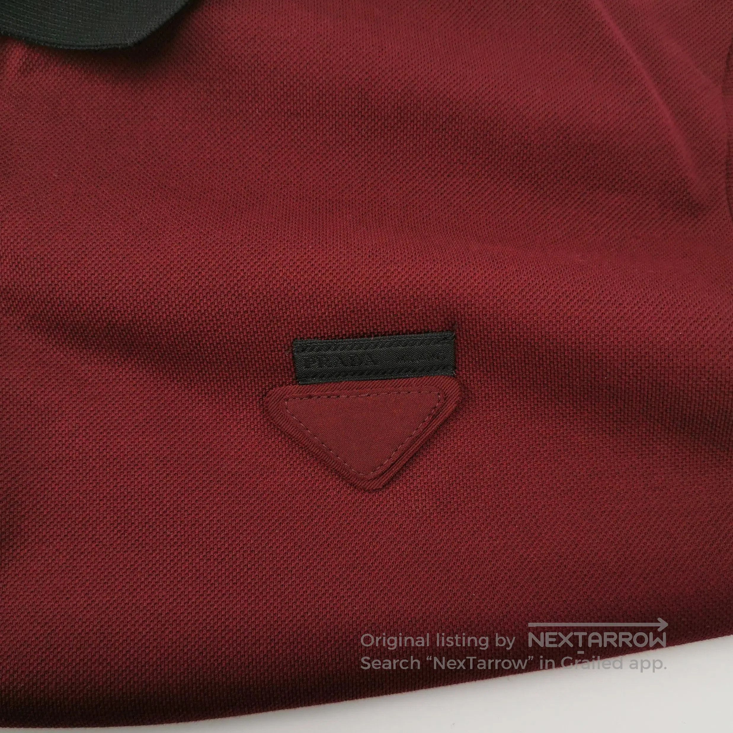 Prada Prada Color Block Men's Polo Shirt . Size US M / EU 48-50 / 2 - 2 Thumbnail