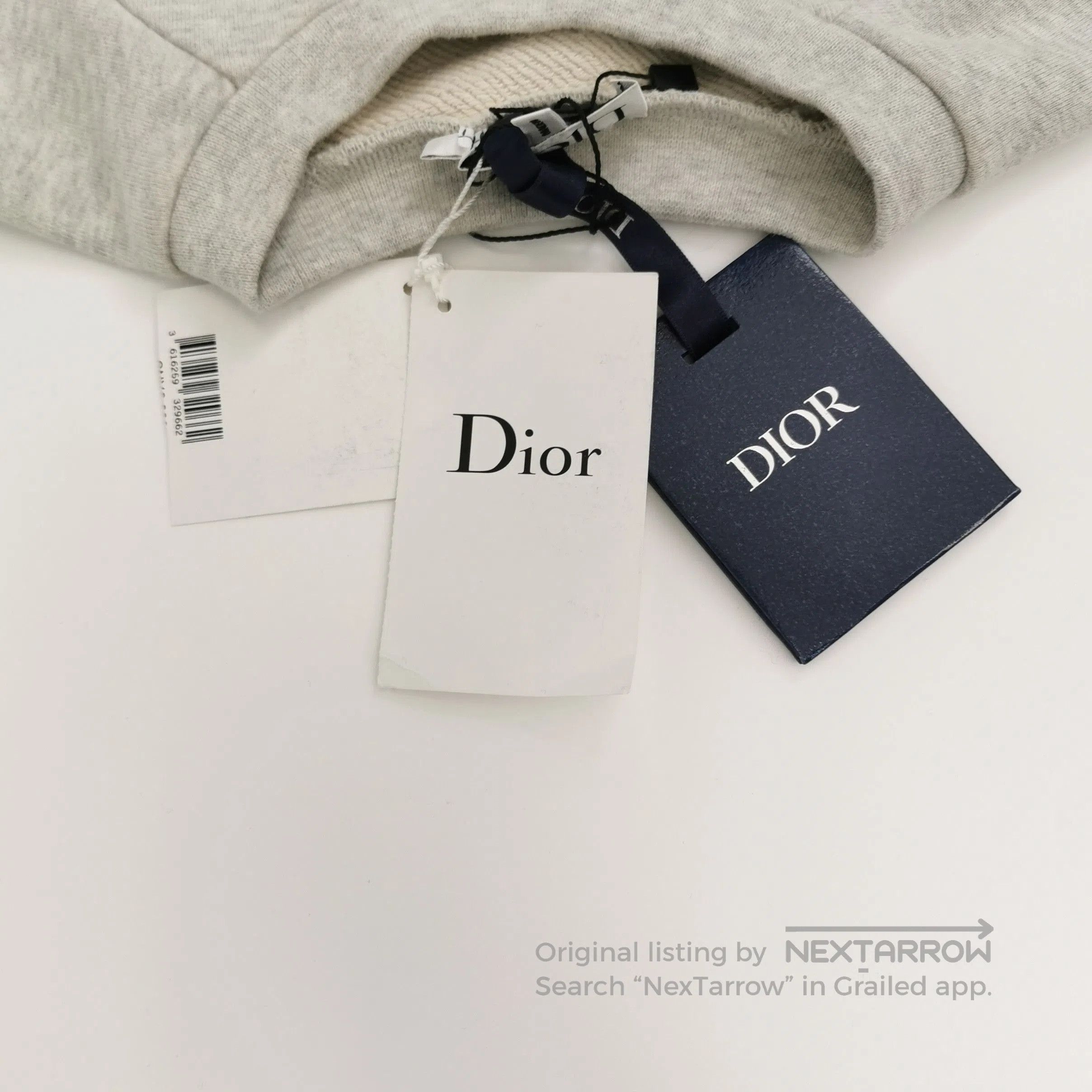 Celine Dior Kids Cotton Logo Sweatshirt, Gray. Size US XS / EU 42 / 0 - 2 Thumbnail