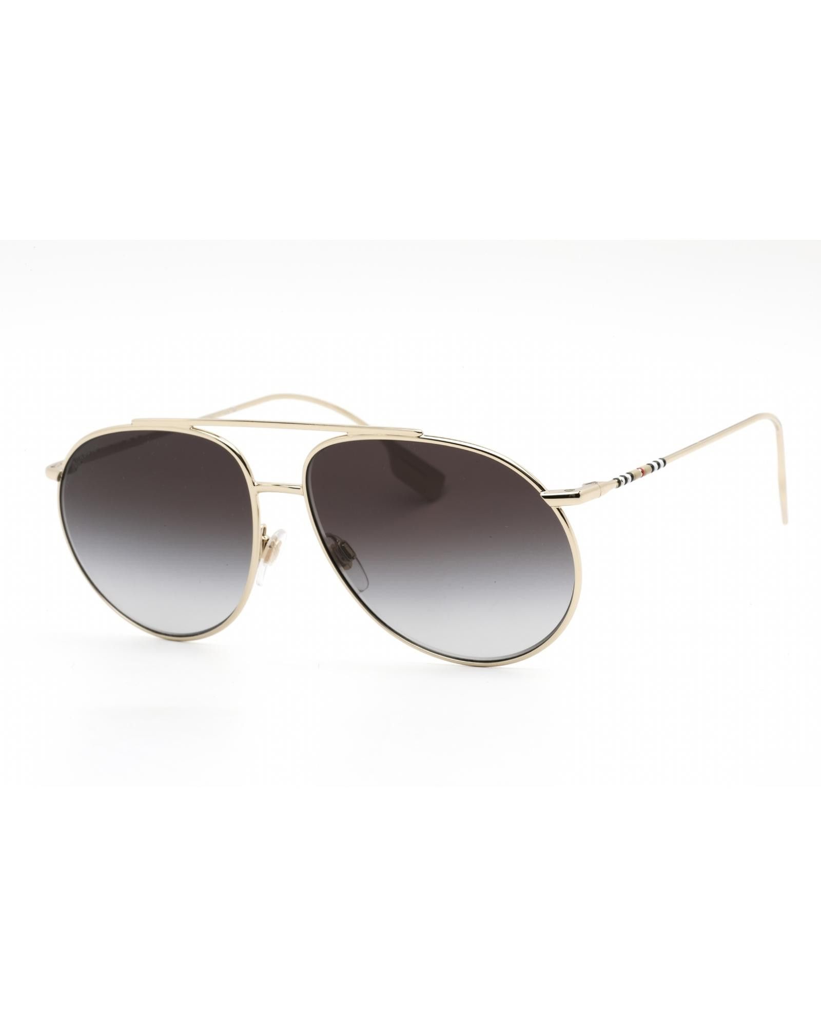 image of Burberry 0Be3138 Sunglasses Light Gold/grey Gradient, Women's