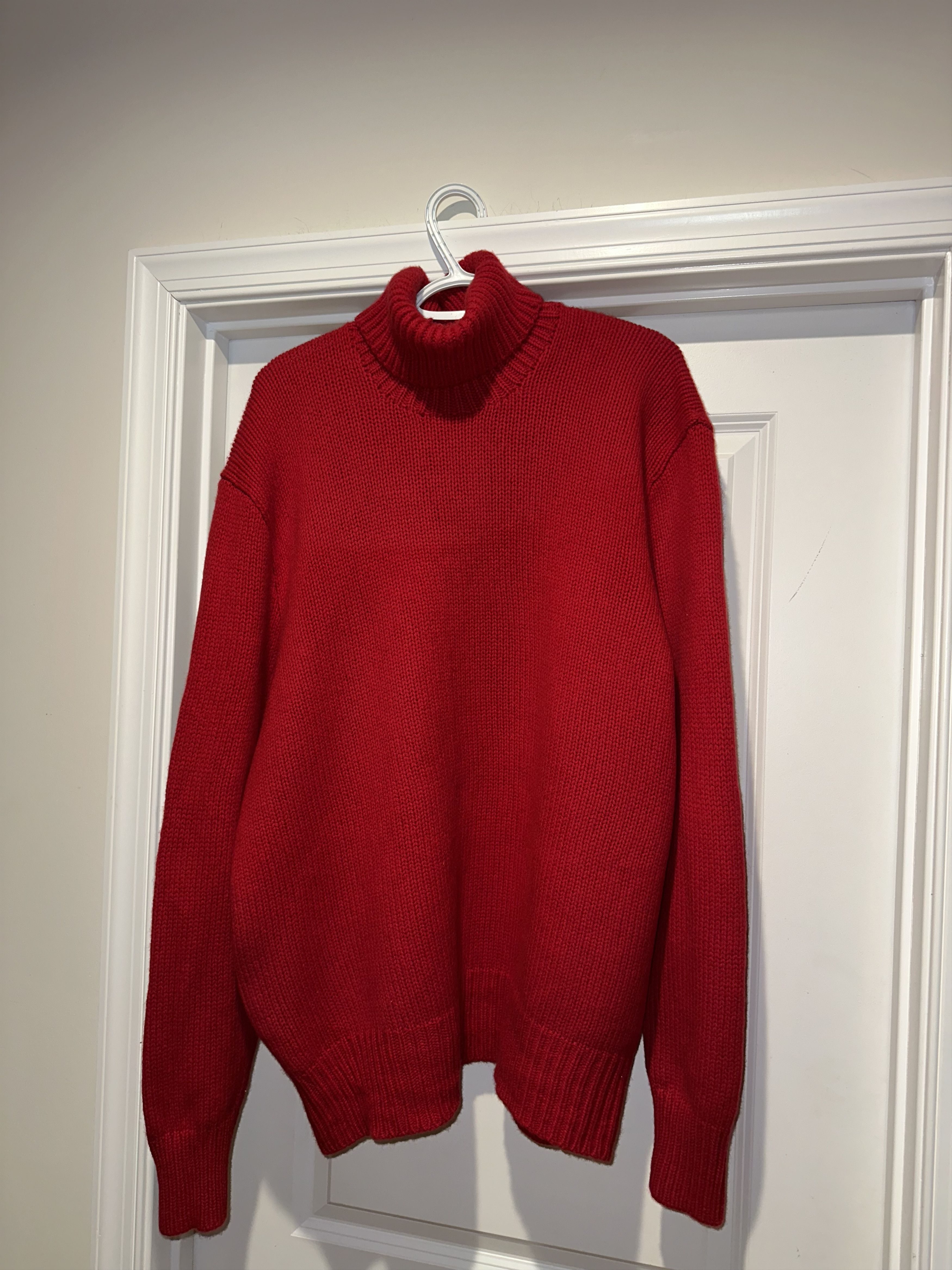 Polo Ralph Lauren Ralph Lauren Red Wool/Cashmere Turtle Neck Sweater sz 2XL Size US XXL / EU 58 / 5 - 1 Thumbnail