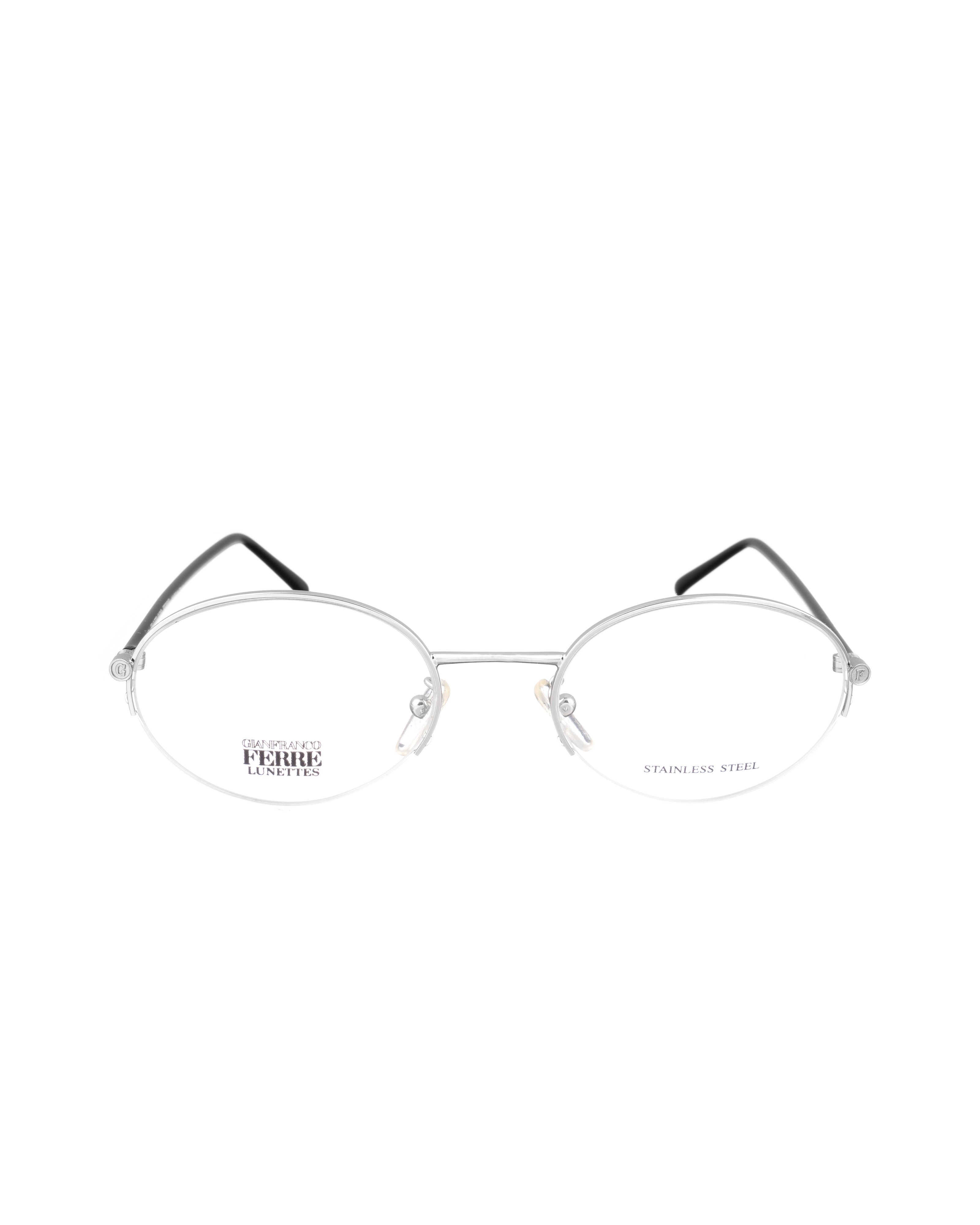 Gianfranco Ferre Gianfranco Ferre 00s Silver and Black Half-Rim Glasses Size ONE SIZE - 1 Thumbnail