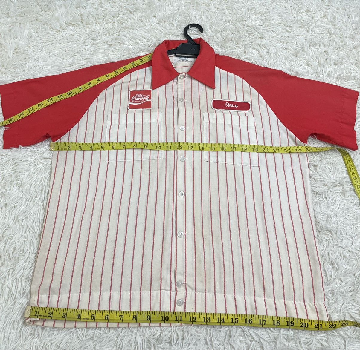 Vintage Vintage 60s70s Coca Cola Workers Shirt Button Up Size US M / EU 48-50 / 2 - 11 Thumbnail