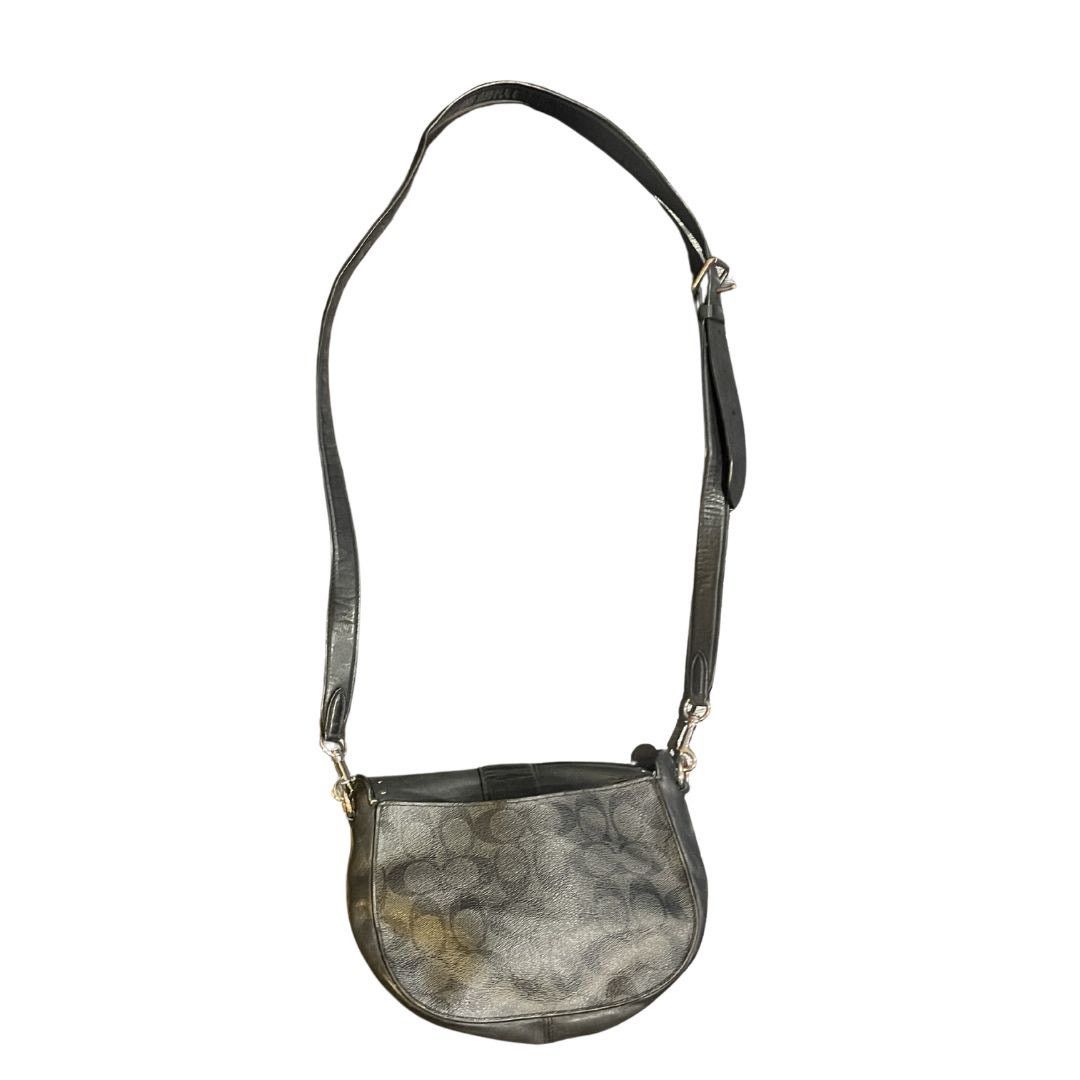 Coach Georgie Studded Leather Saddle Bag Adjustable Crossbody Size ONE SIZE - 2 Thumbnail