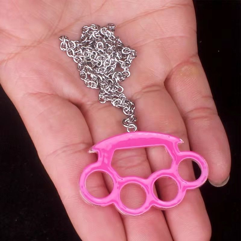Jewelry × Vintage metal brass knuckles charms Pendant (No Chain) Size ONE SIZE - 4 Thumbnail