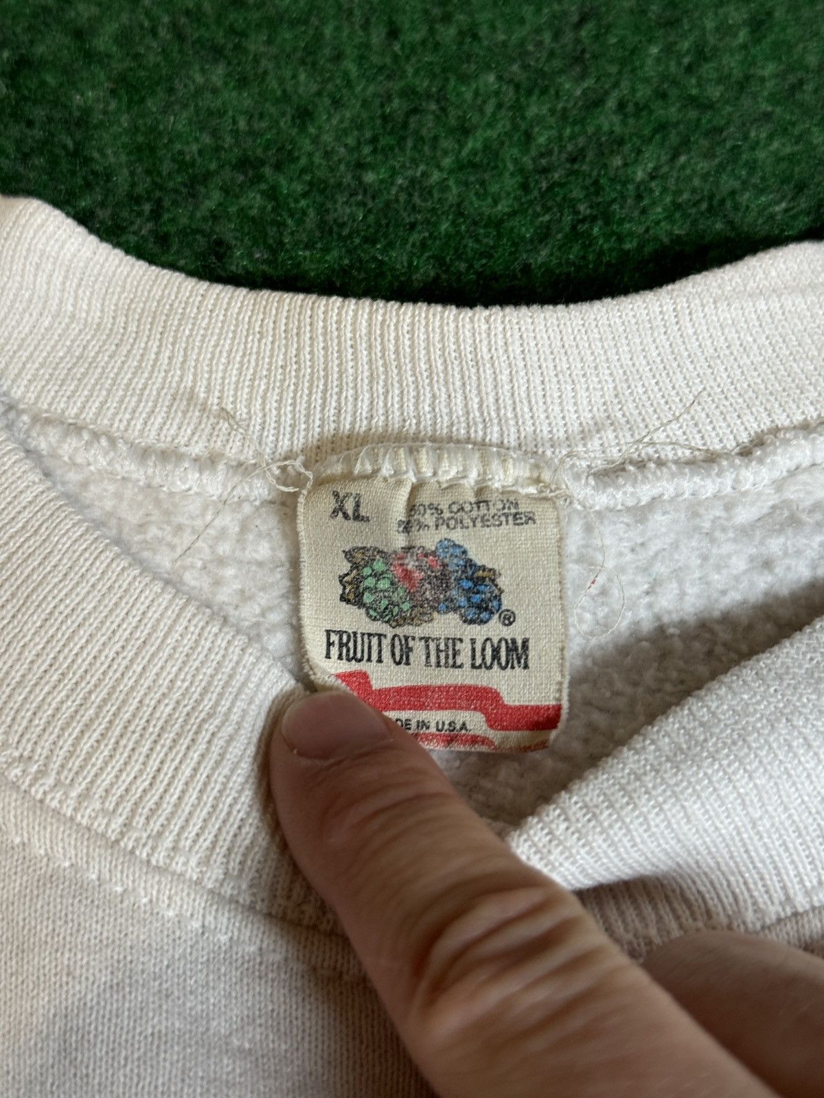 Fruit Of The Loom × Vintage 90s Engelbreit Native American Environmentalist Sweatshirt Size XL / US 12-14 / IT 48-50 - 3 Thumbnail
