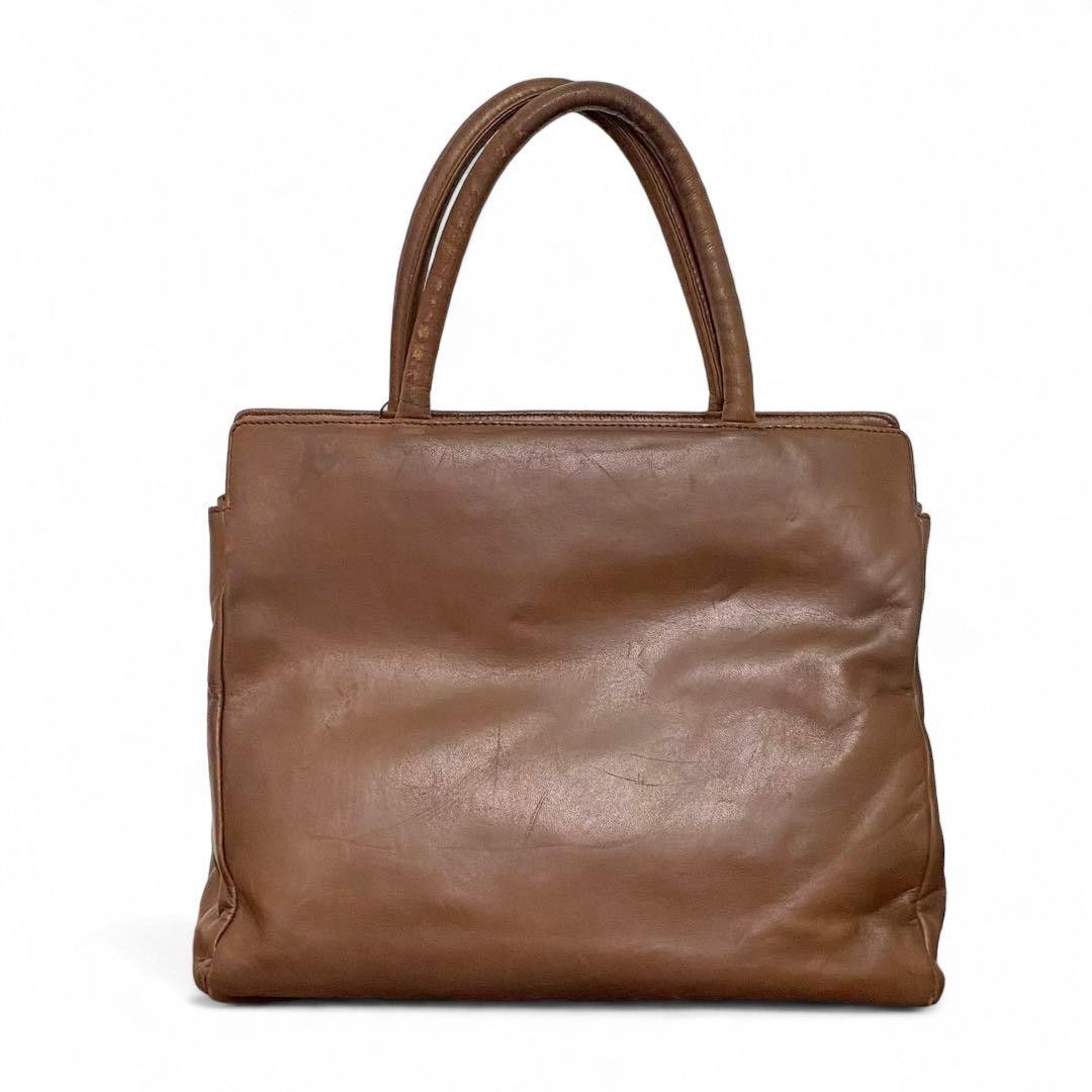Prada Prada - Brown Leather Handbag Tessuto Size ONE SIZE - 3 Thumbnail