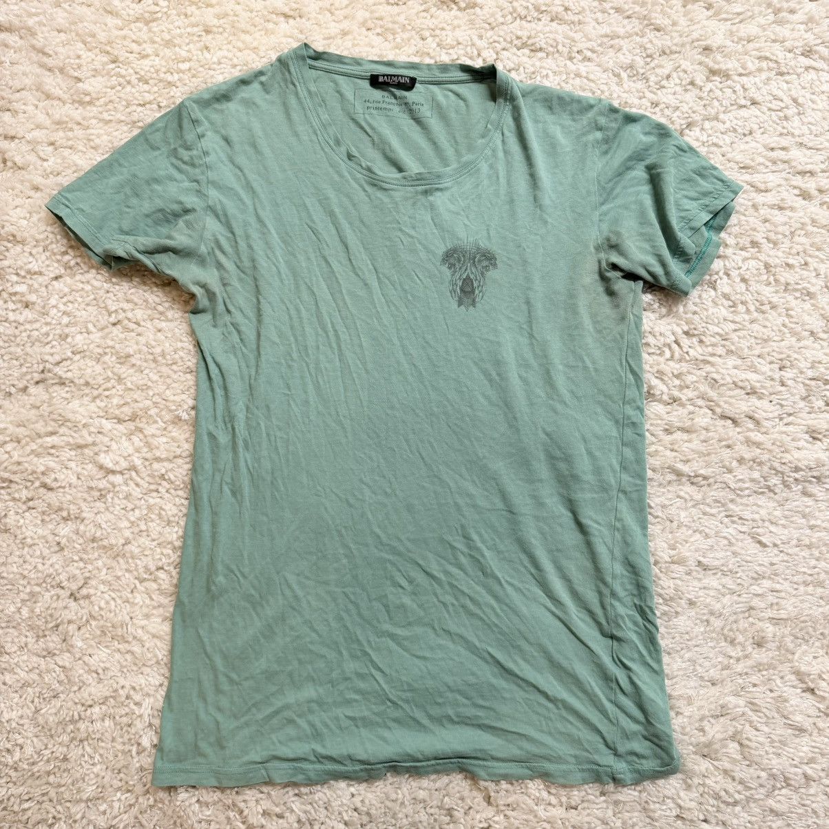 Balmain Balmain Paris 2013 Distressed T-Shirt Size US M / EU 48-50 / 2 - 1 Thumbnail
