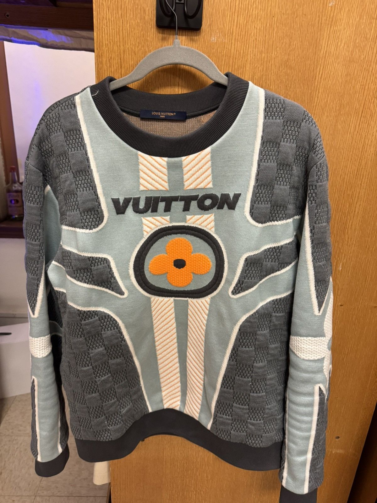 Louis Vuitton LV Ski Cotton Blend Crewneck Size US L / EU 52-54 / 3 - 1 Thumbnail