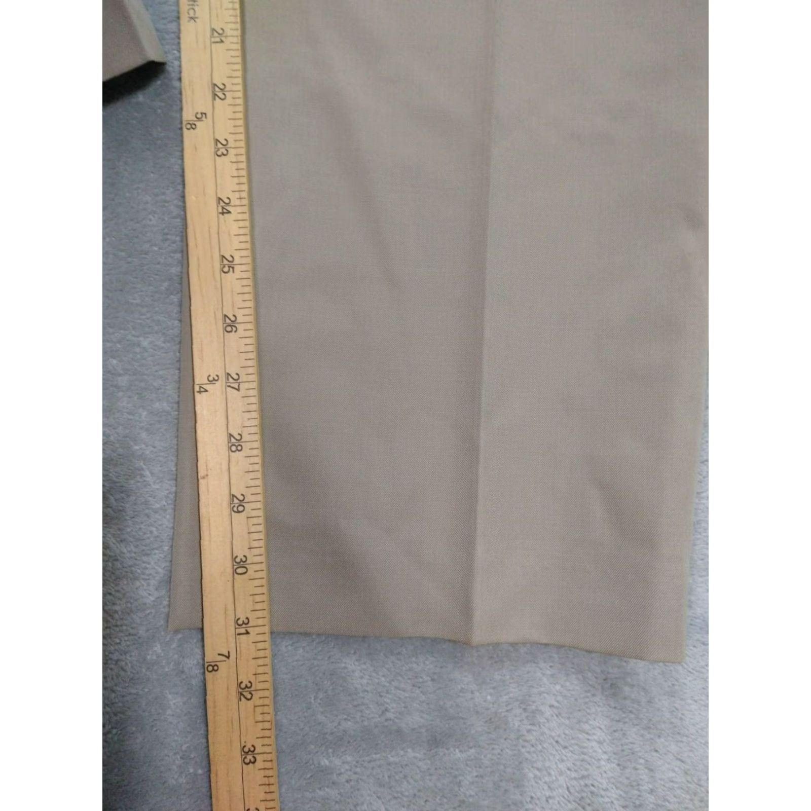 Brooks Brothers Brooks Brothers Dress Pants Mens 40x32 Beige Wool Flat Front Straight Leg Preppy Dress Pants Mens Beige Wool Flat Front Straight Leg Brooks Brothers Size US 40 / EU 56 - 5 Thumbnail