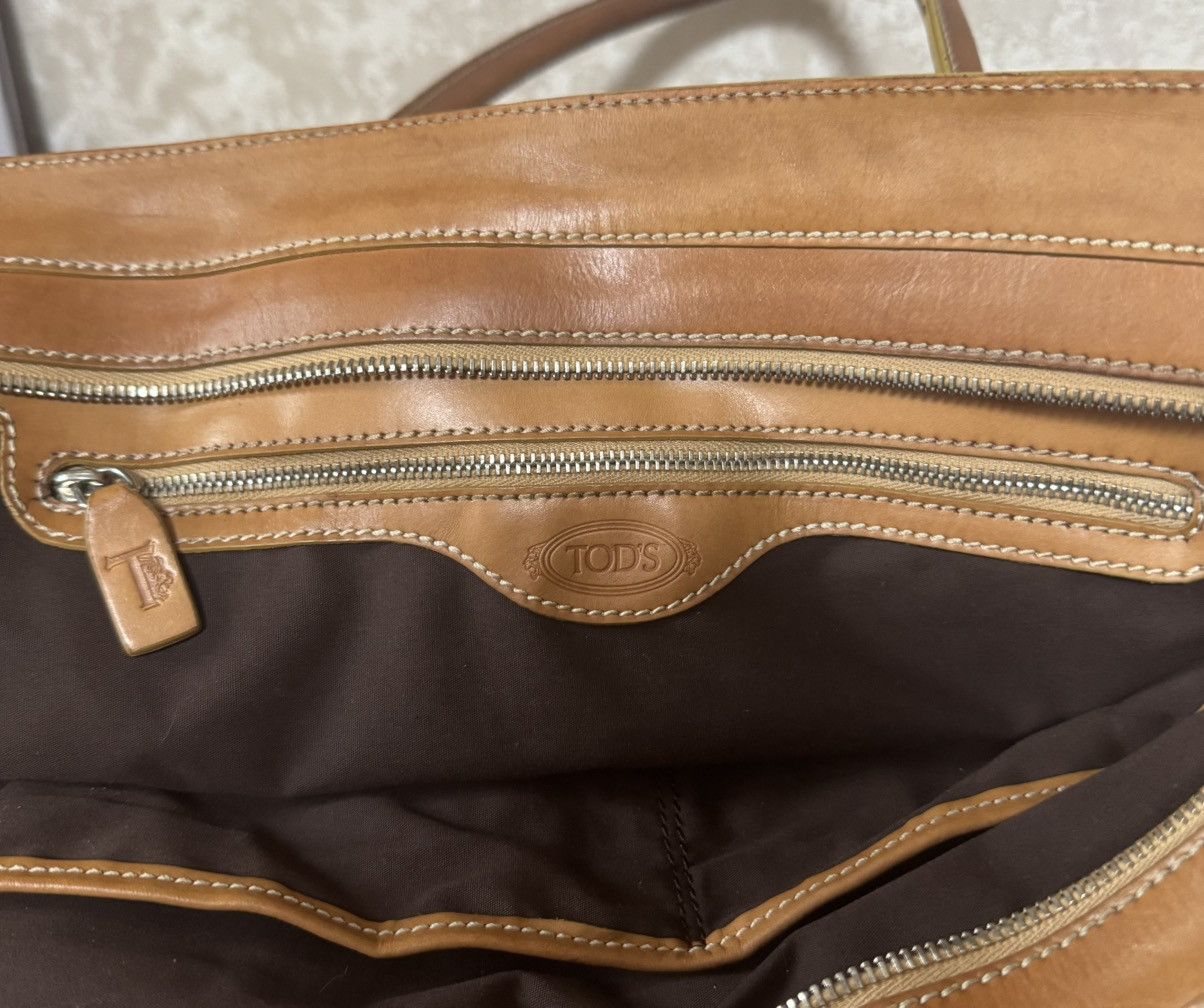 Tod's Tods Canvas Leather Tote Bag Size ONE SIZE - 17 Thumbnail