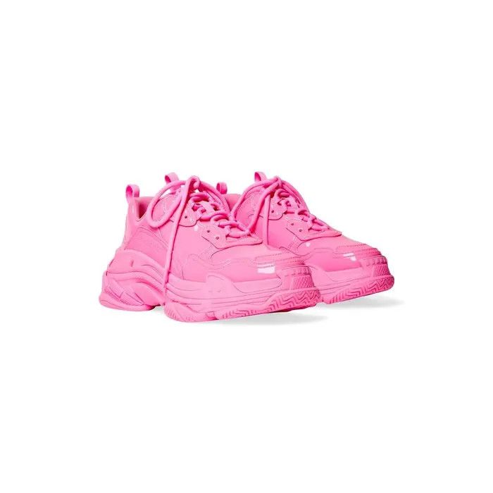 Balenciaga o1bcso1str0126 Triple S Sneakers in Pink Size US 10 / IT 40 - 2 Thumbnail