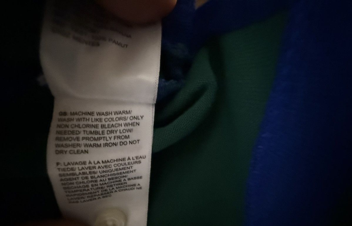 The North Face The North Face Colorblock Big Stripe Logo Rugby Blue Green Size US XL / EU 56 / 4 - 9 Thumbnail