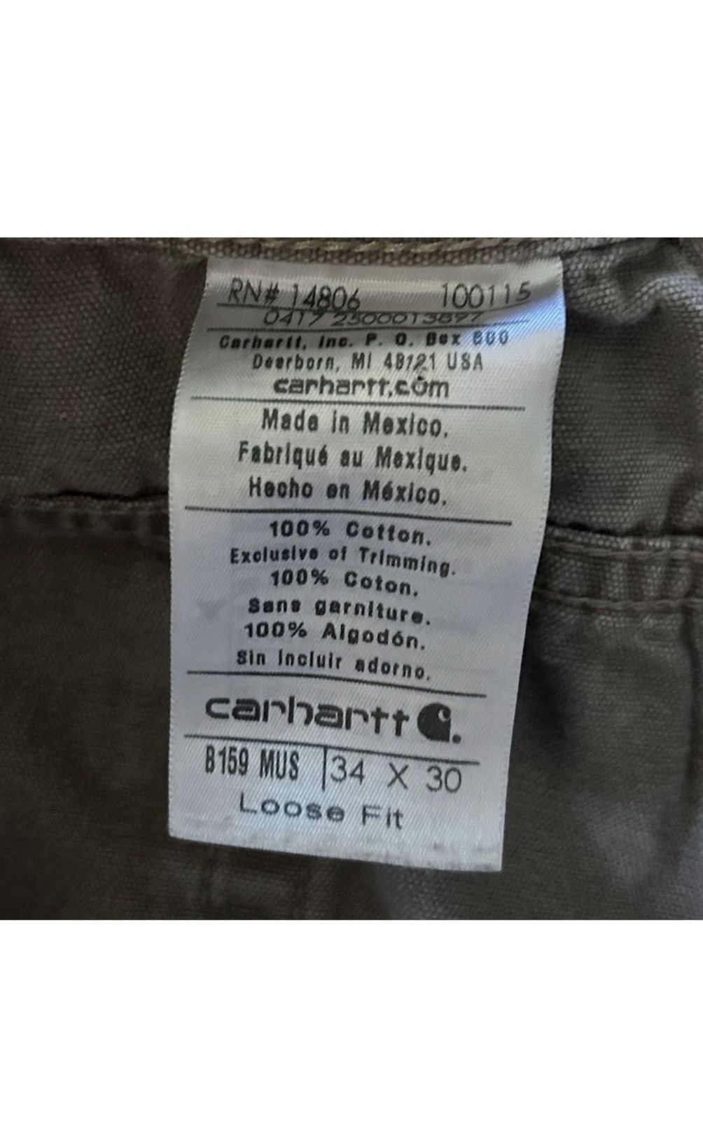 Carhartt Vintage Carhartt Carpenter Pants Size US 34 / EU 50 - 4 Thumbnail