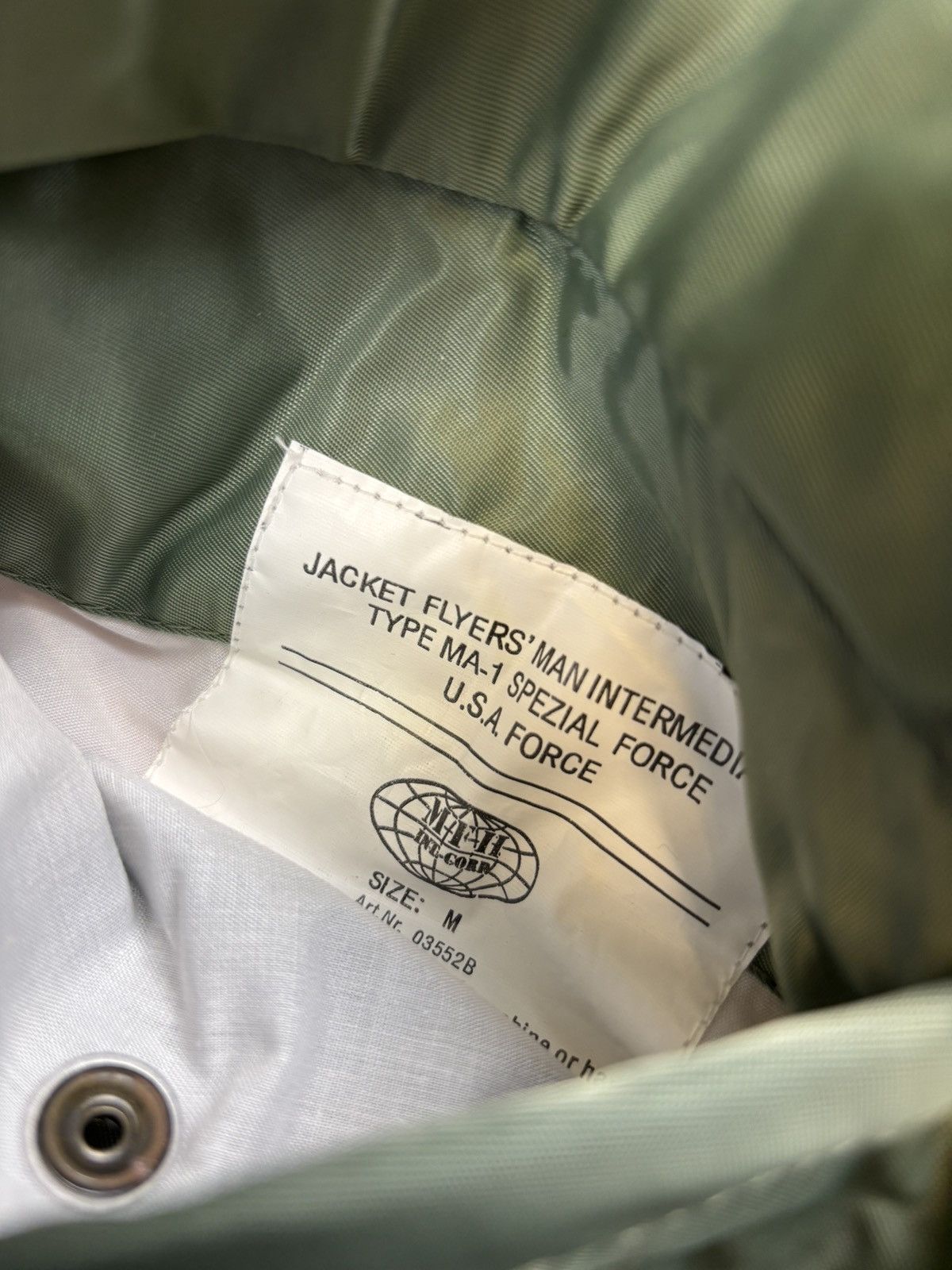 Vintage Vintage Bomber MFH Army Military Flayers Jacket y2k 90s rare Size US M / EU 48-50 / 2 - 7 Thumbnail