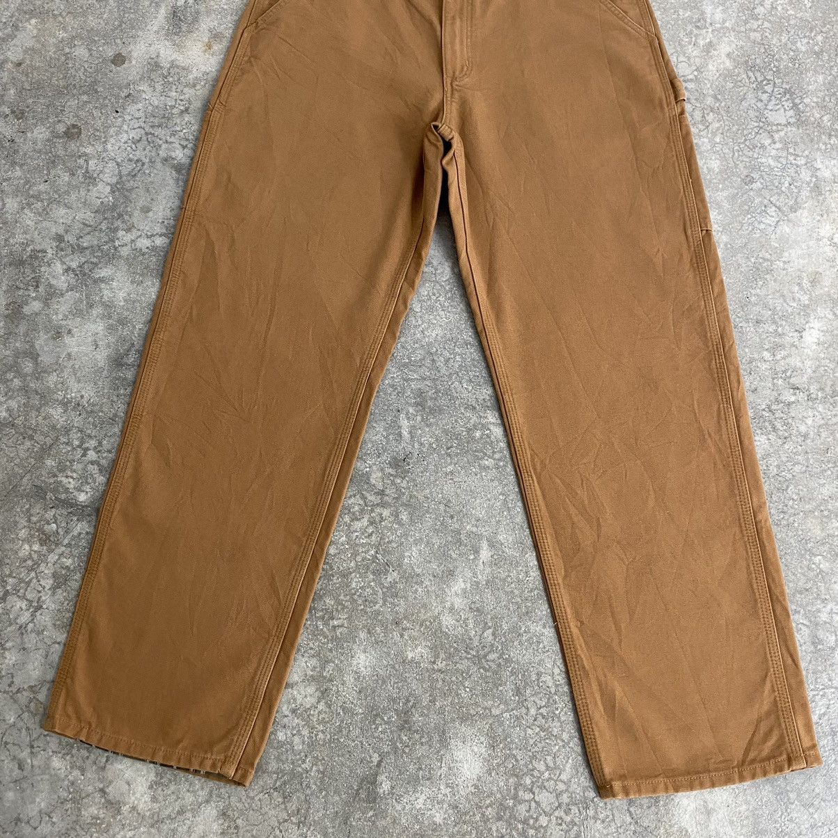 Carhartt Vintage Carhartt Blanket Lined Tan Carpenter Work Pants Size US 36 / EU 52 - 4 Thumbnail