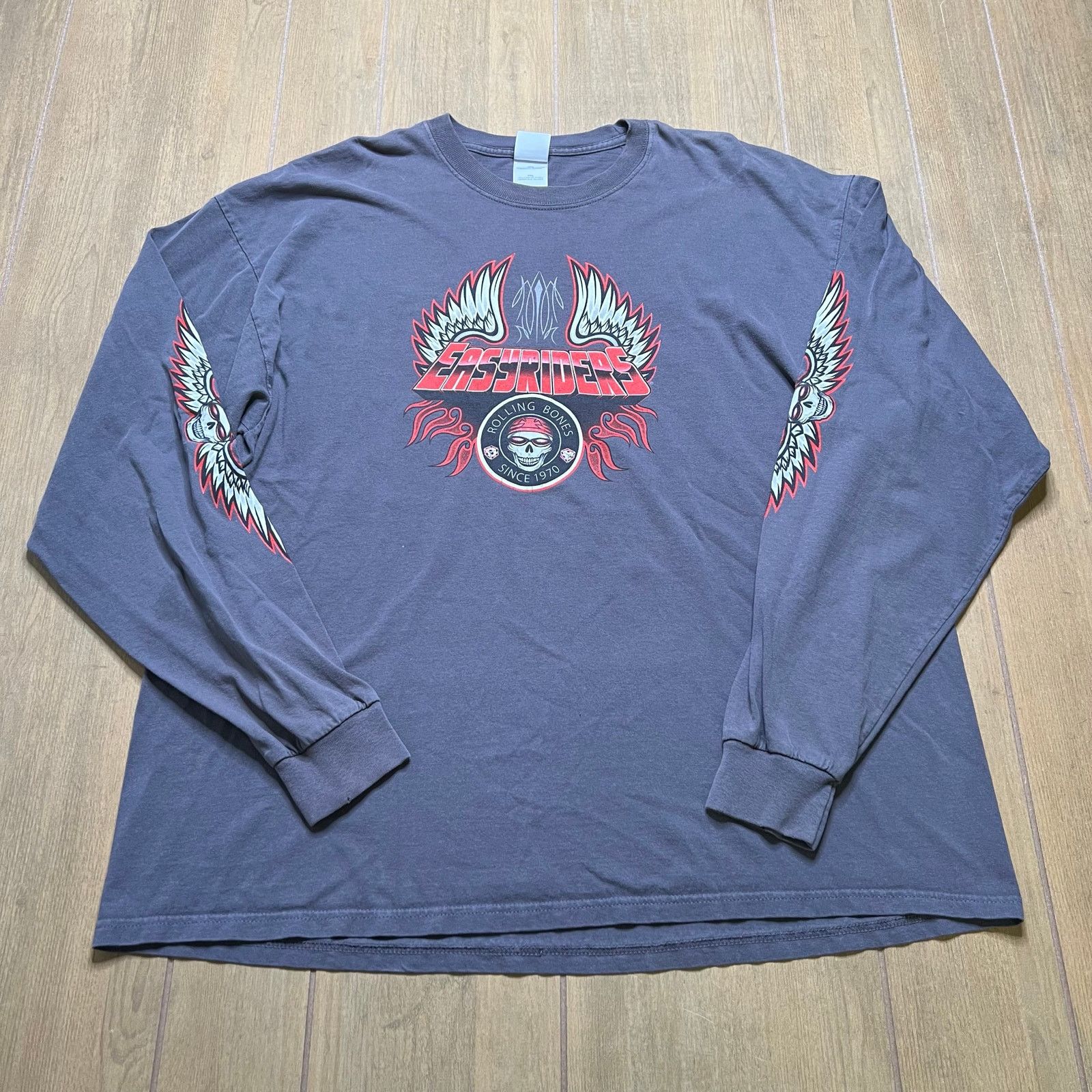 Gildan Easyriders 2005 Bike Show Reno NV Long Sleeve Shirt XXL Y2K Size US XXL / EU 58 / 5 - 1 Thumbnail