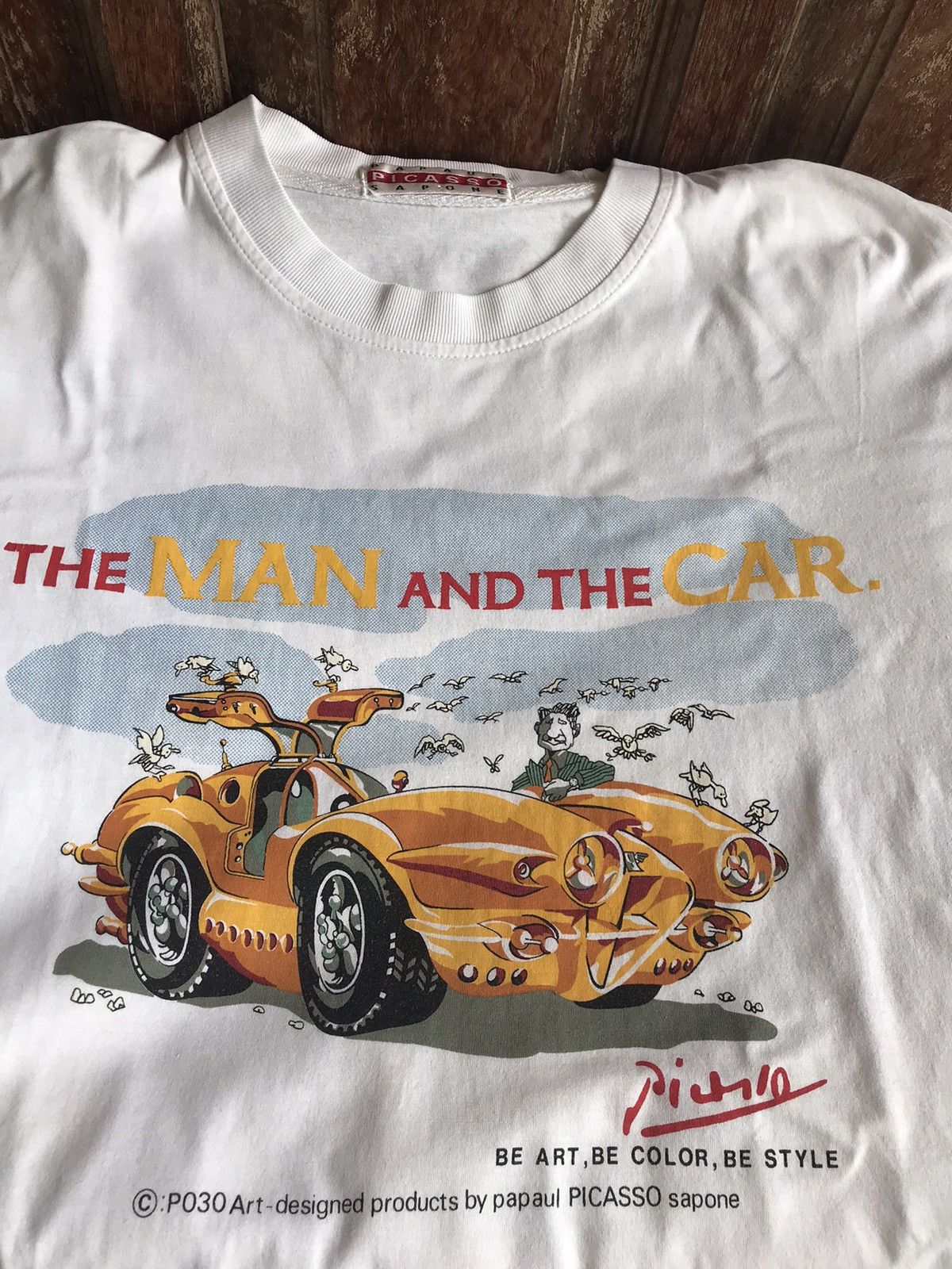Vintage Vintage Papaul Picasso Sapone “The Man and The Car” Size US XL / EU 56 / 4 - 2 Thumbnail