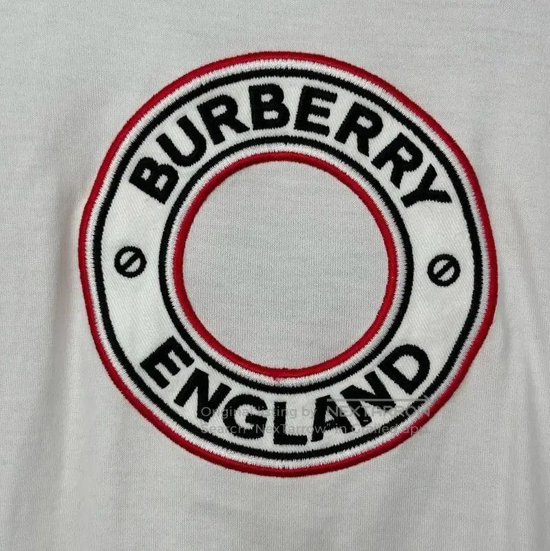 Burberry Burberry Women’s L Beige Cotton T-Shirt. Size L / US 10 / IT 46 - 3 Thumbnail