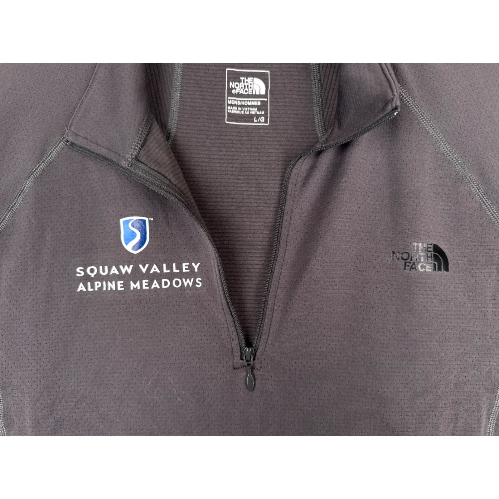 The North Face The North Face Sweater Men Large Gray Lightweight Flashdry 1/4 Zip Polyester Size US L / EU 52-54 / 3 - 6 Thumbnail