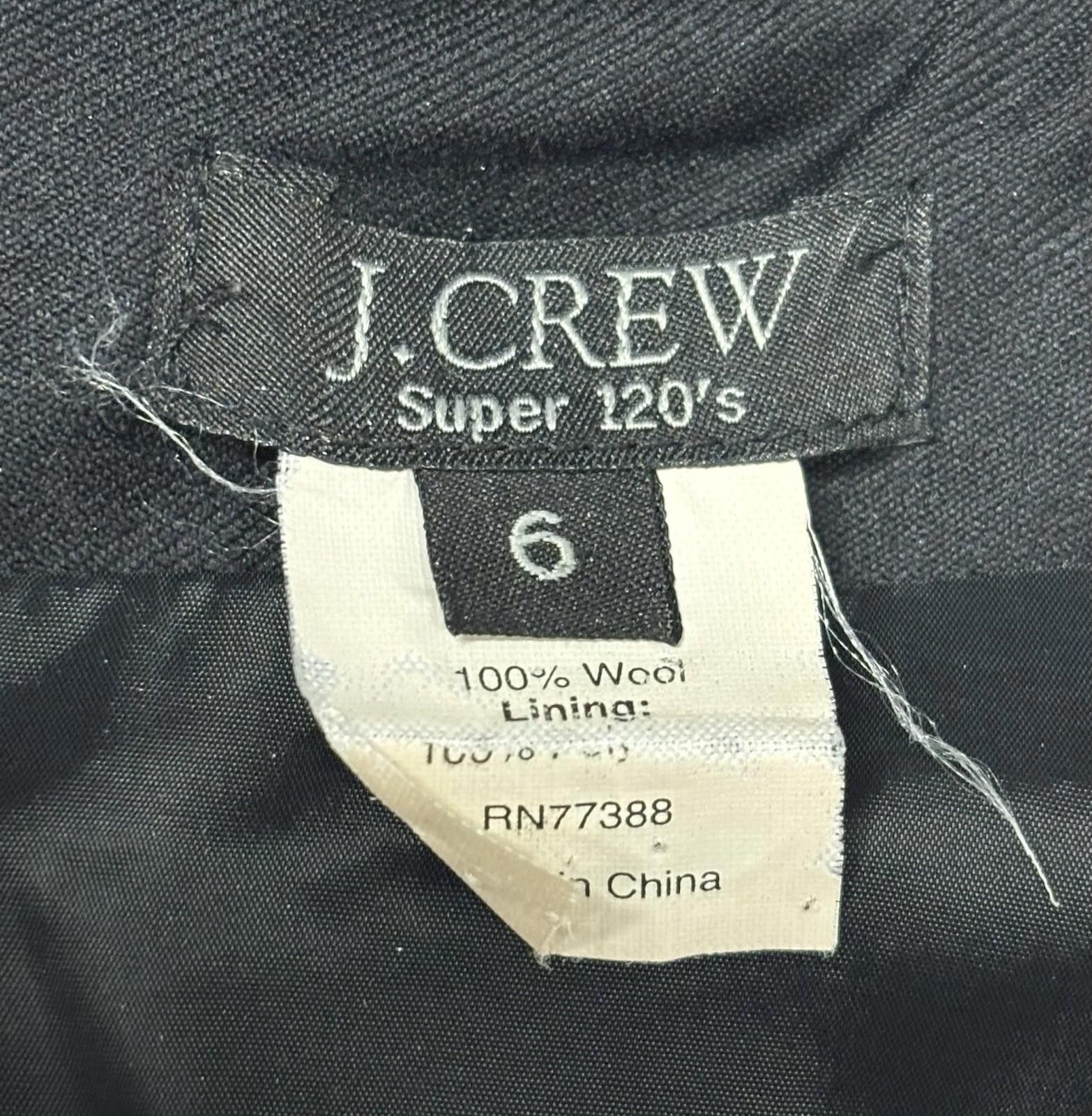 J.Crew J Crew Super 120’s Women 6 Wool Knee Length Sheath Dress Size XS / US 0-2 / IT 36-38 - 2 Thumbnail